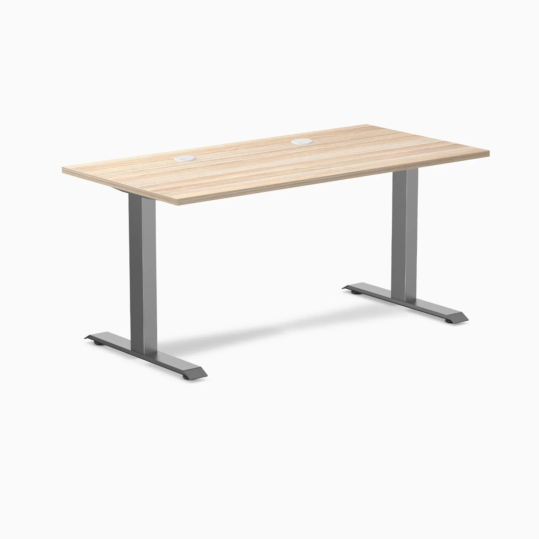 Desky Zero Scalloped Laminate Office Desk - Image 142