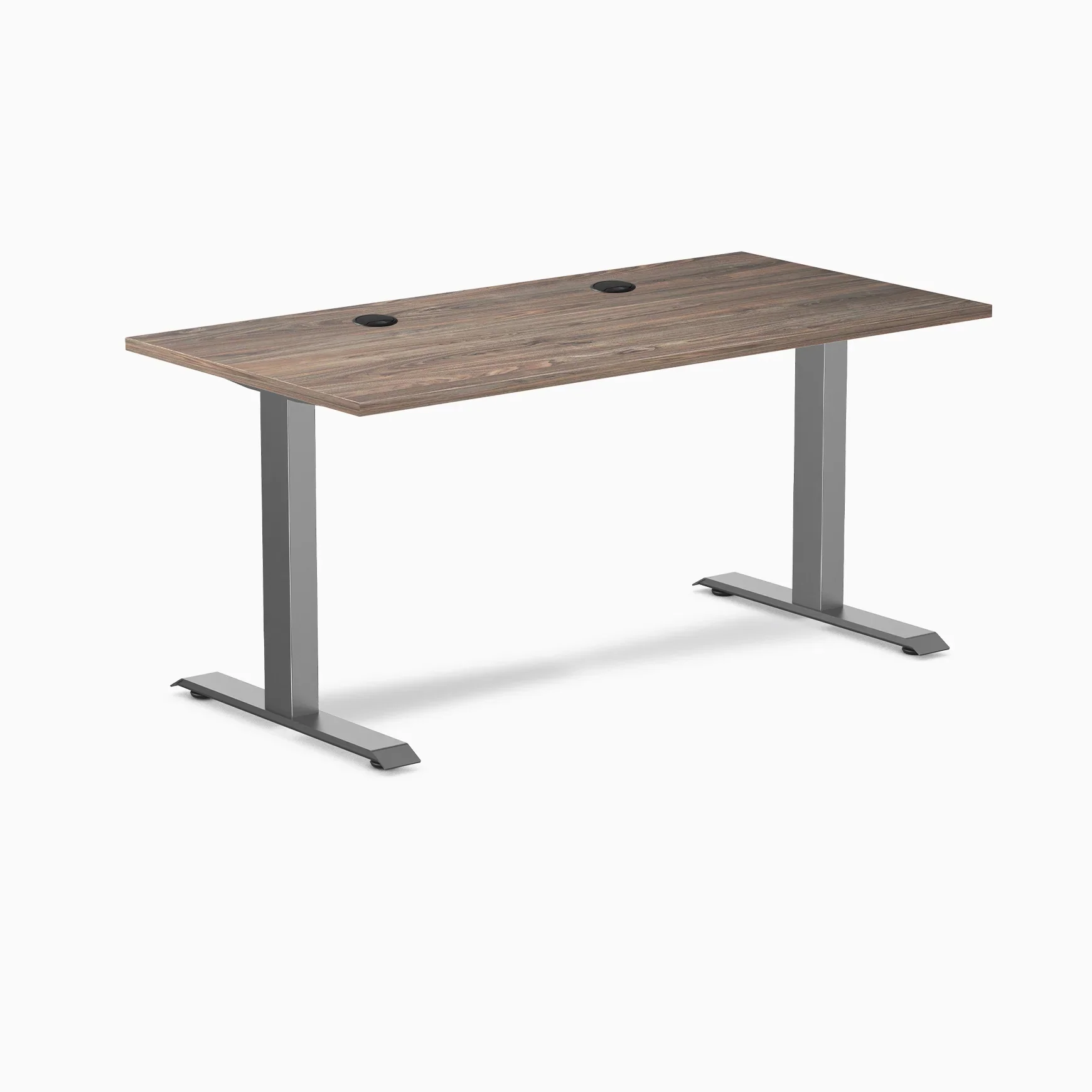 Desky Zero Scalloped Laminate Office Desk - Image 154