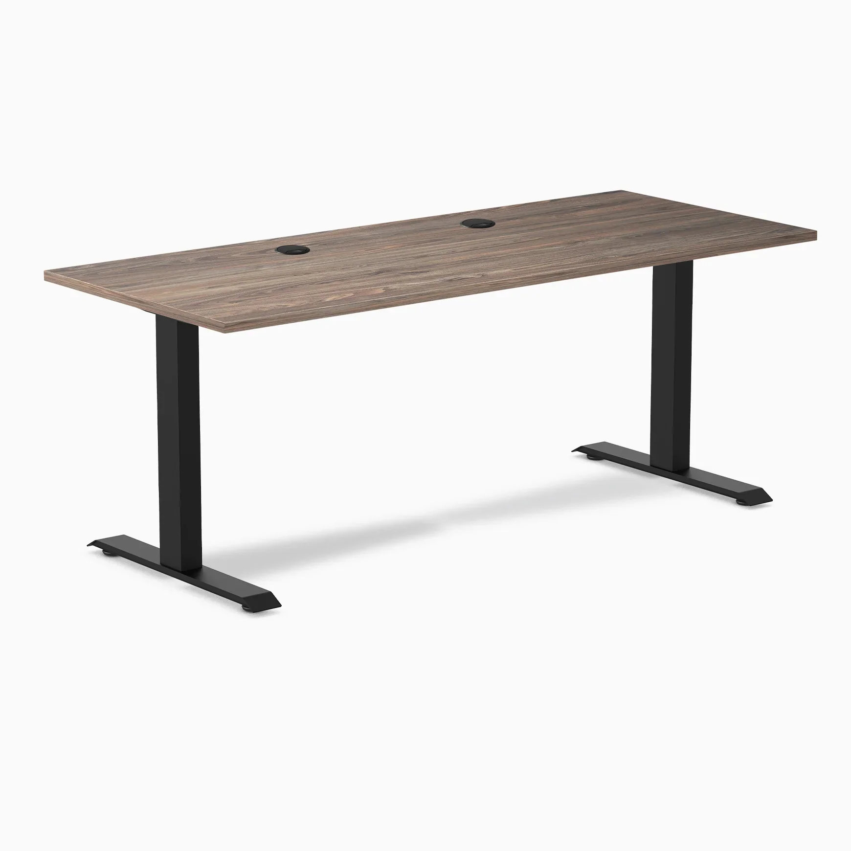 Desky Zero Scalloped Laminate Office Desk - Image 156