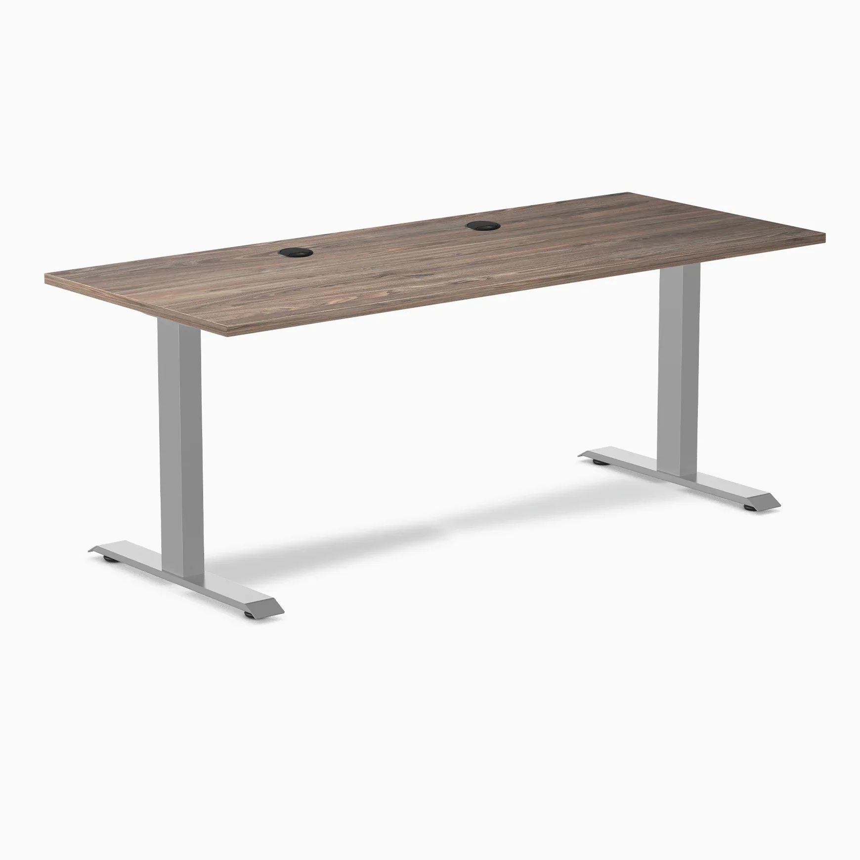 Desky Zero Scalloped Laminate Office Desk - Image 159
