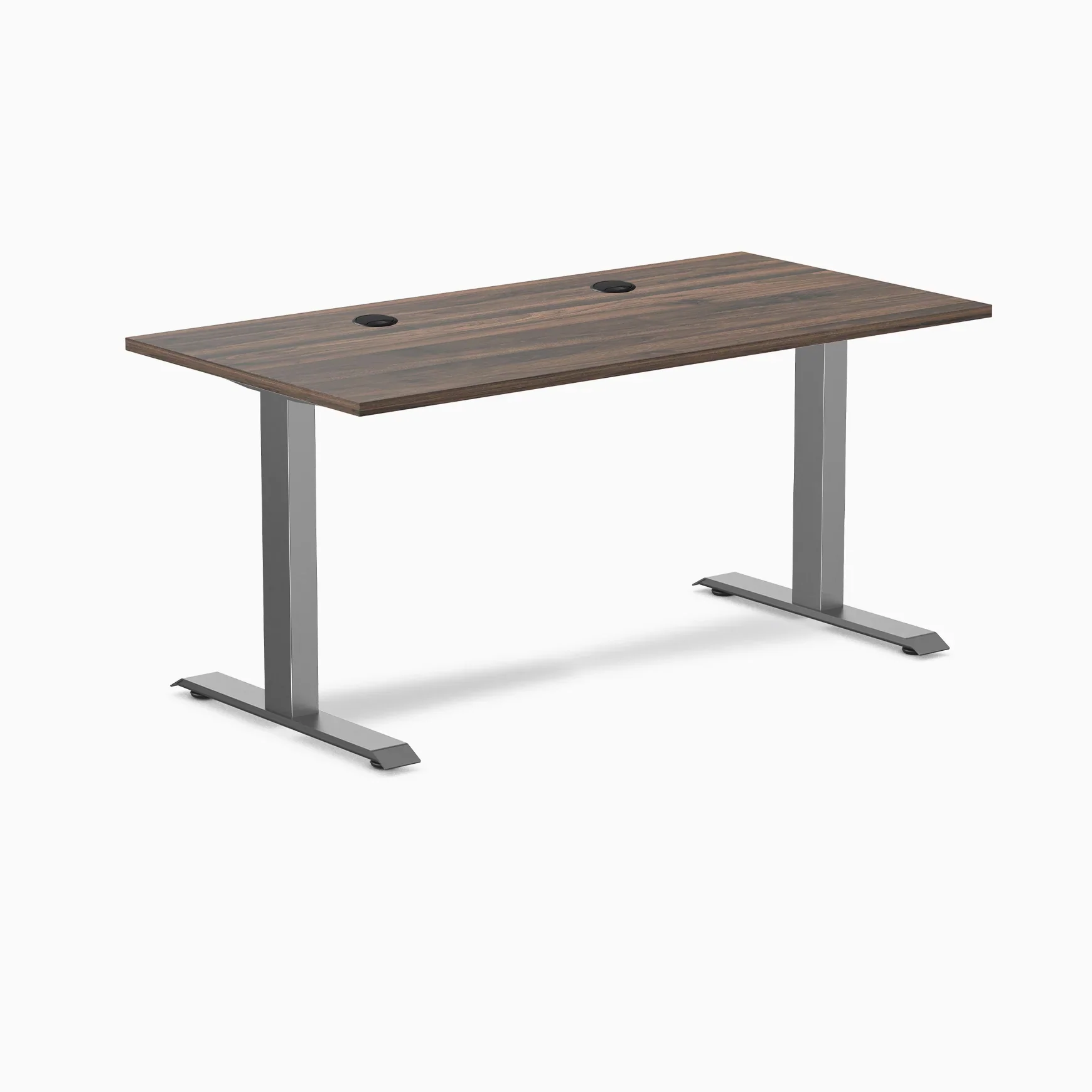 Desky Zero Scalloped Laminate Office Desk - Image 166