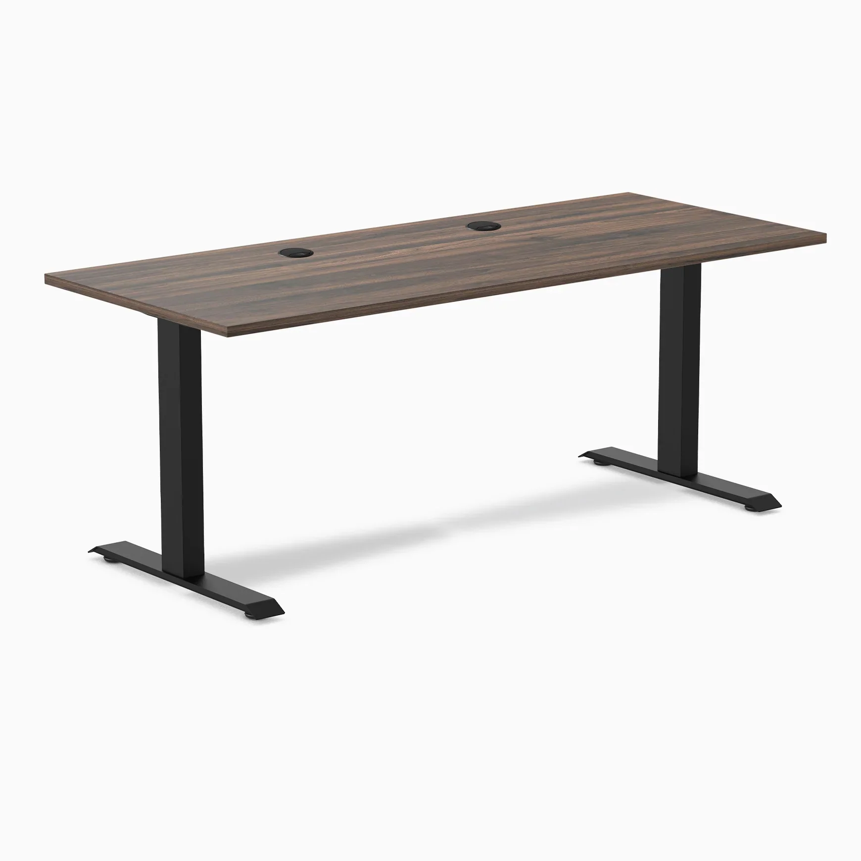 Desky Zero Scalloped Laminate Office Desk - Image 168