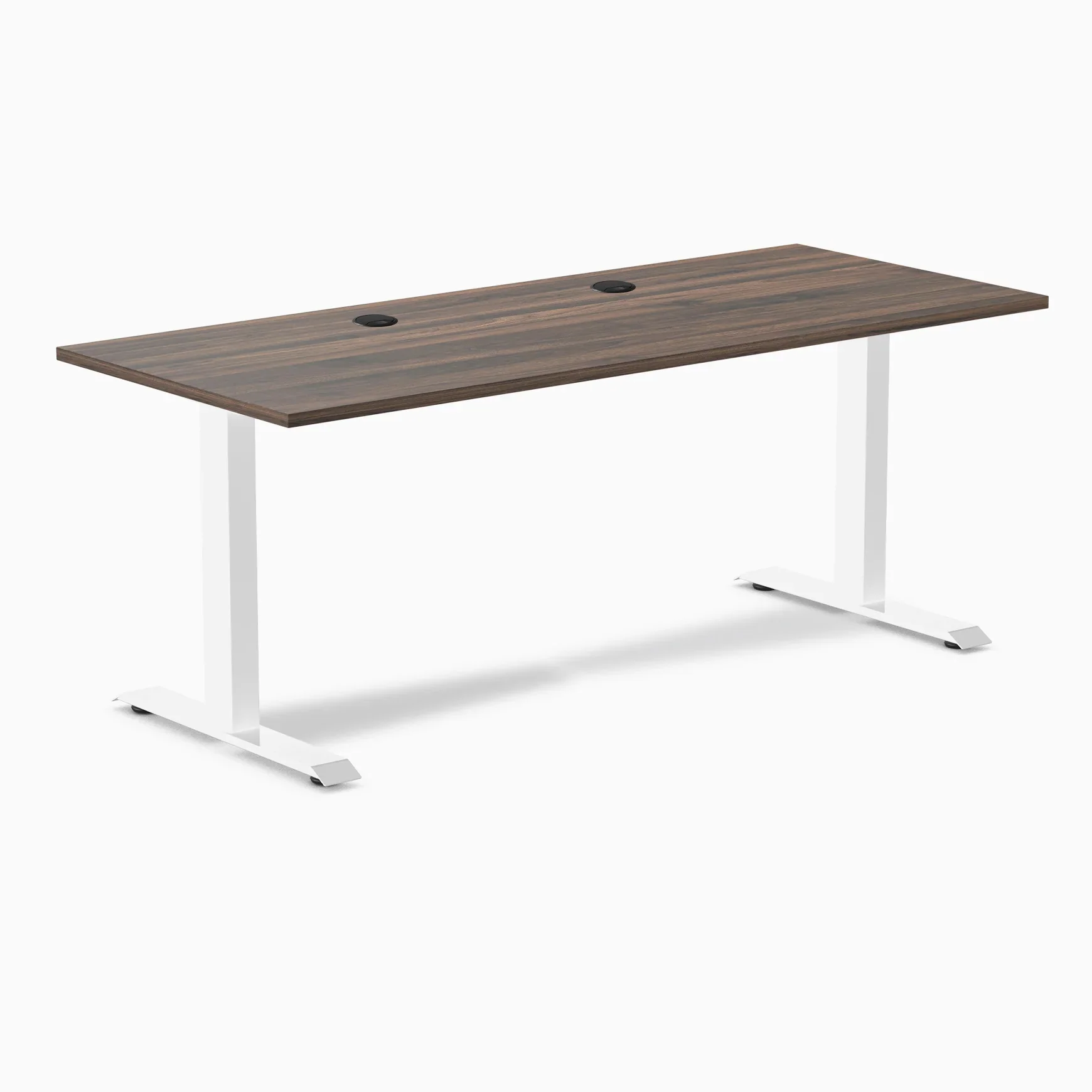 Desky Zero Scalloped Laminate Office Desk - Image 169