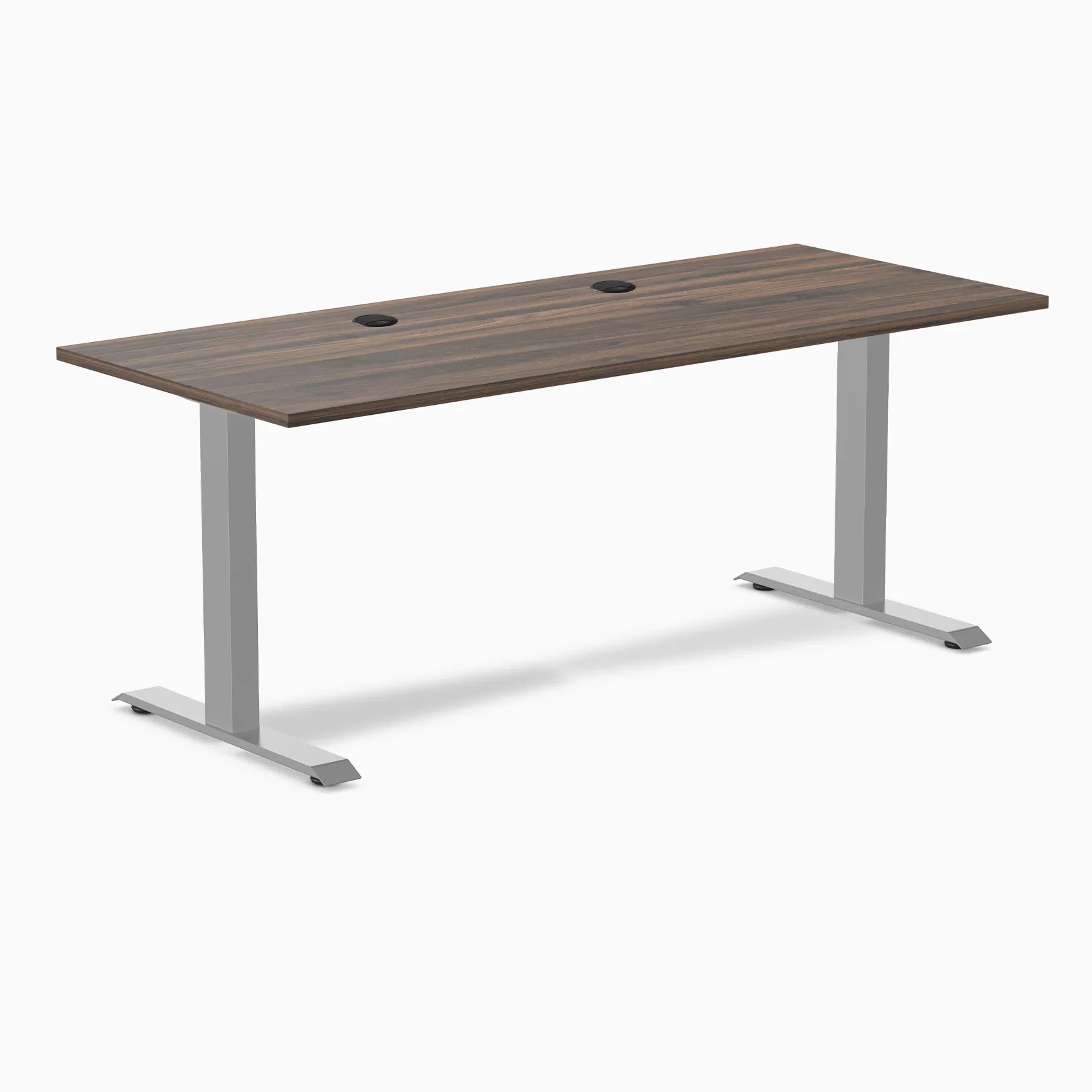 Desky Zero Scalloped Laminate Office Desk - Image 171