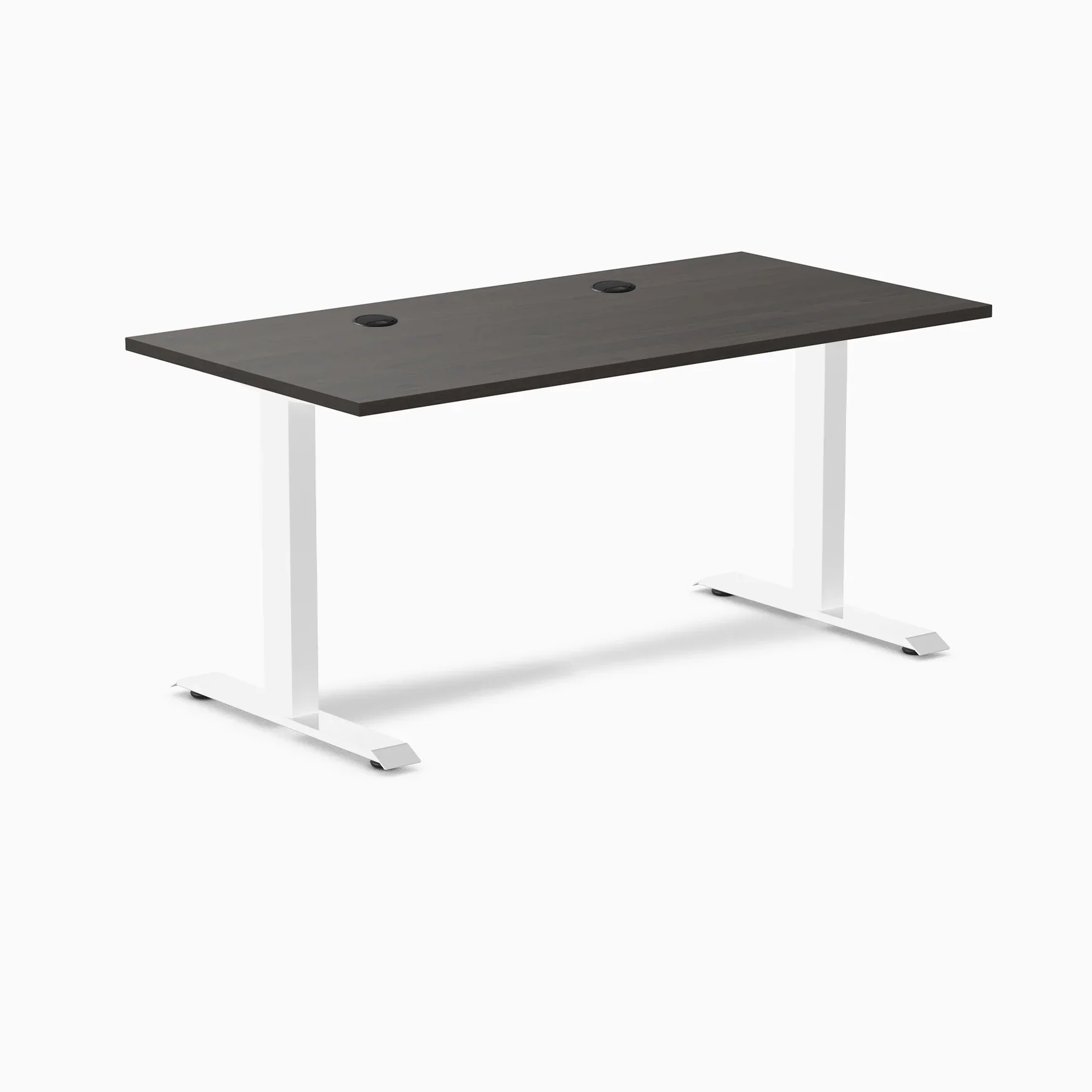 Desky Zero Scalloped Laminate Office Desk - Image 177