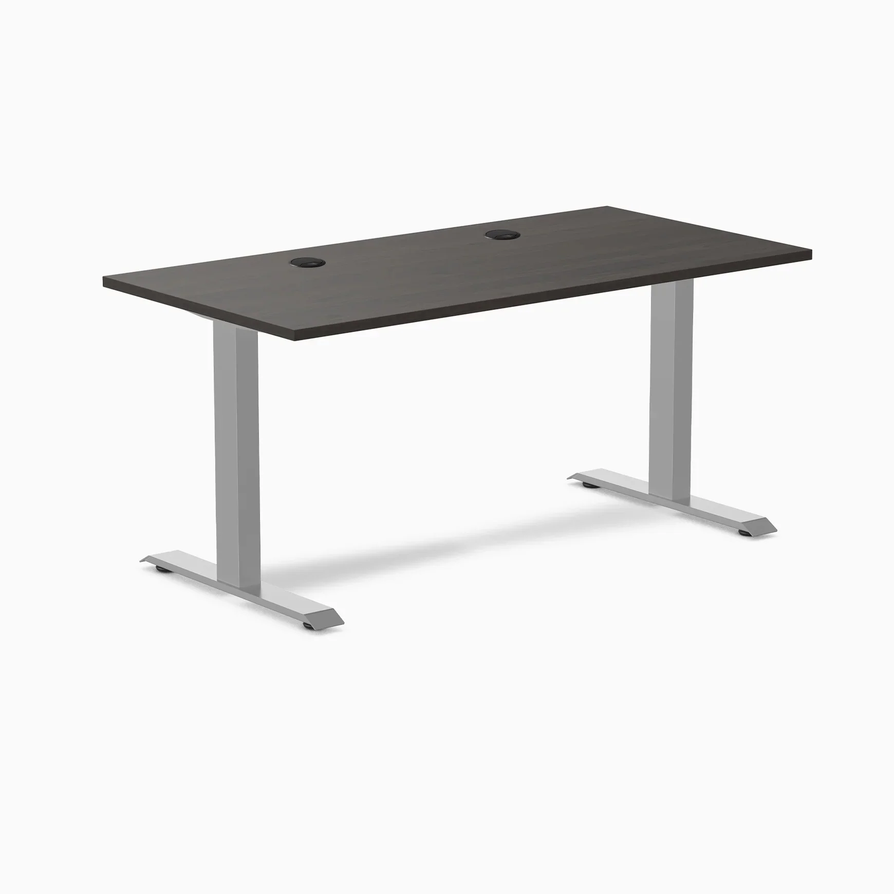 Desky Zero Scalloped Laminate Office Desk - Image 179