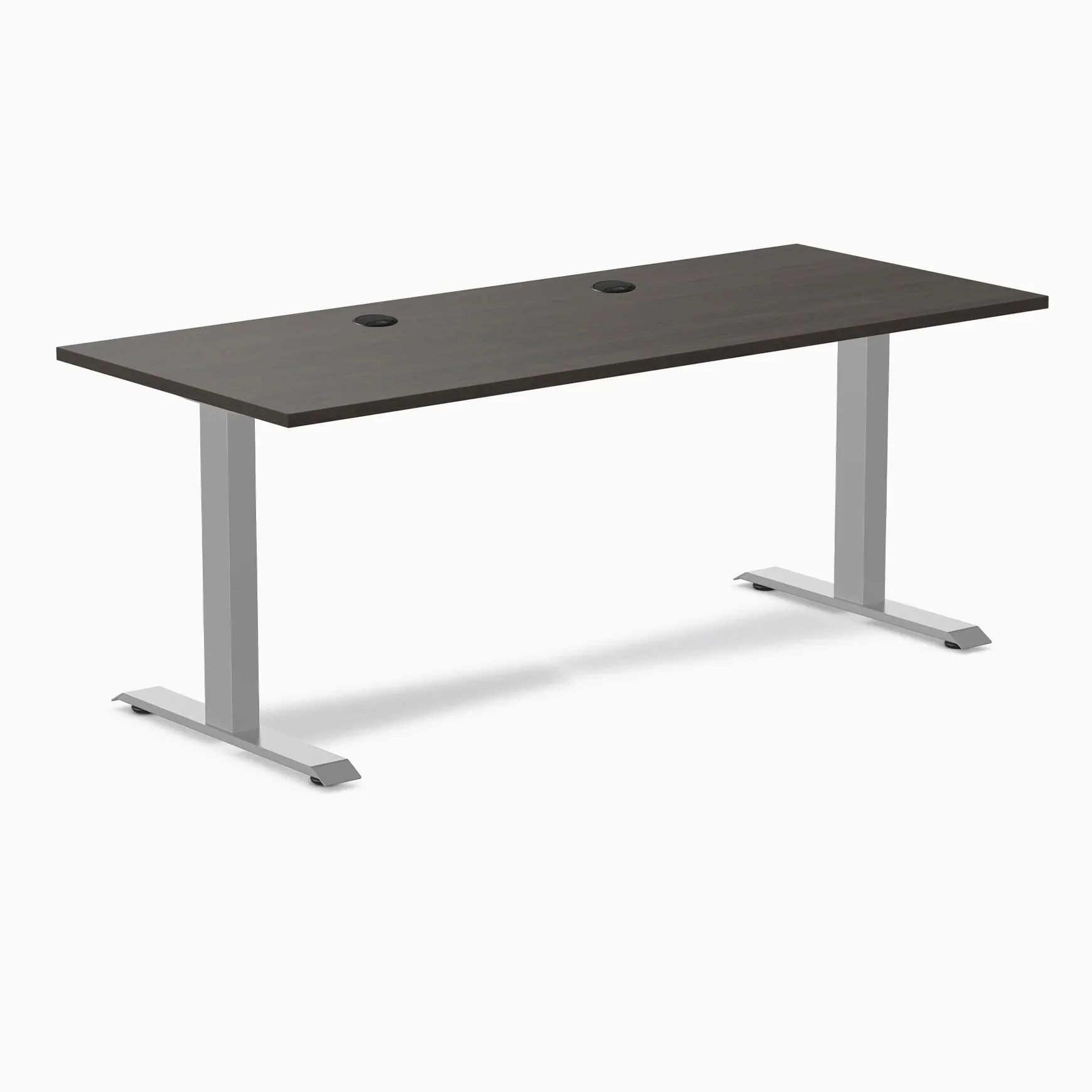 Desky Zero Scalloped Laminate Office Desk - Image 183