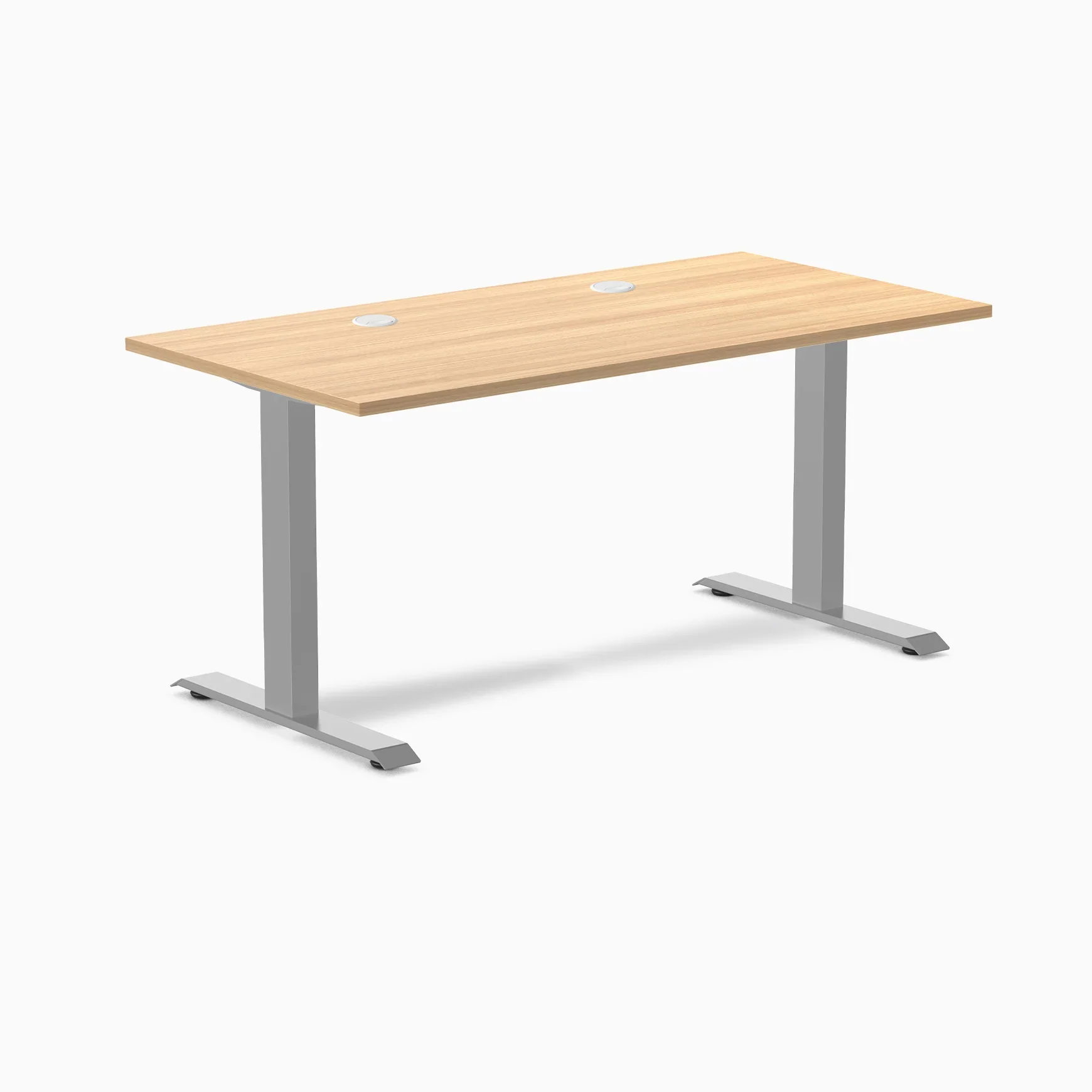 Desky Zero Scalloped Laminate Office Desk - Image 191