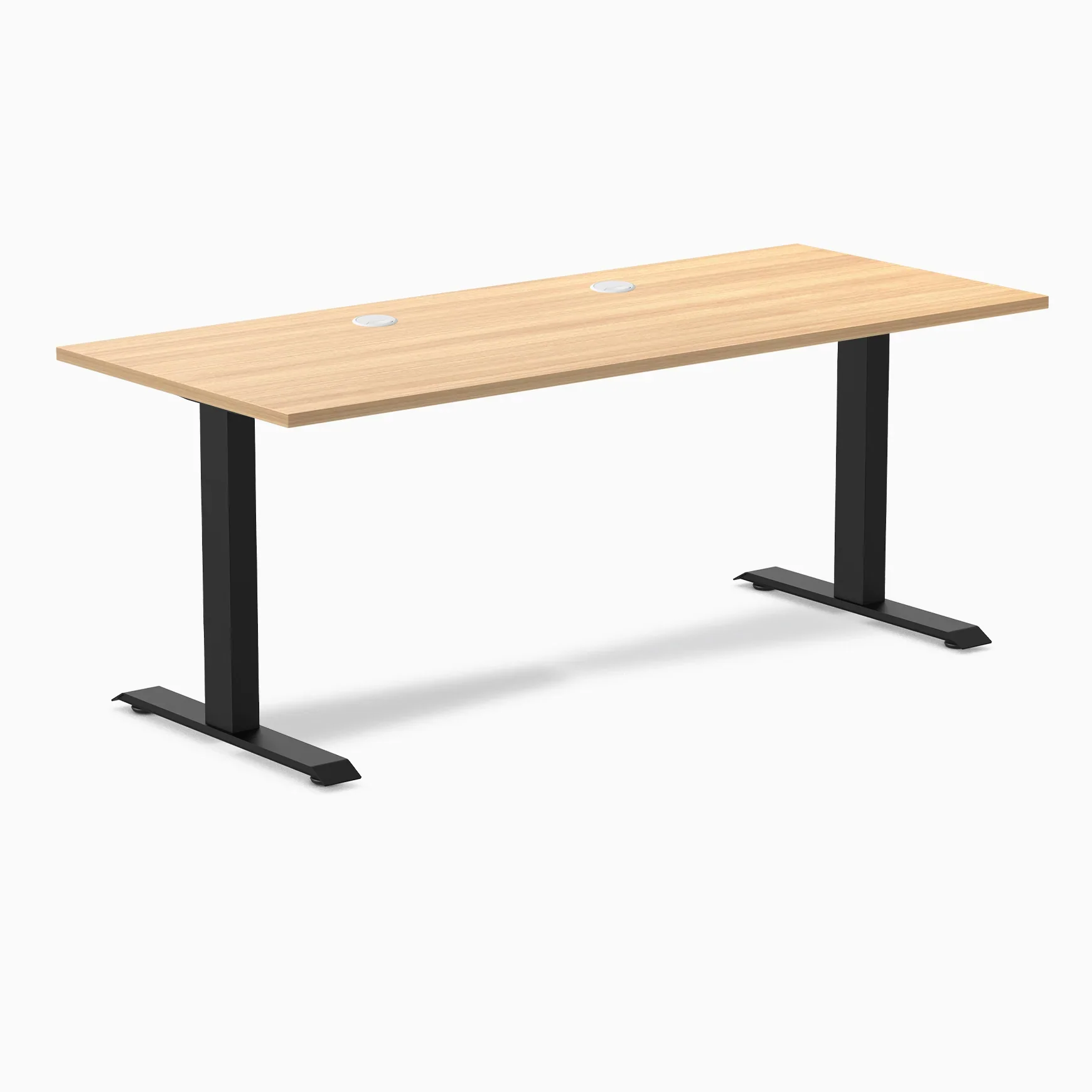 Desky Zero Scalloped Laminate Office Desk - Image 192