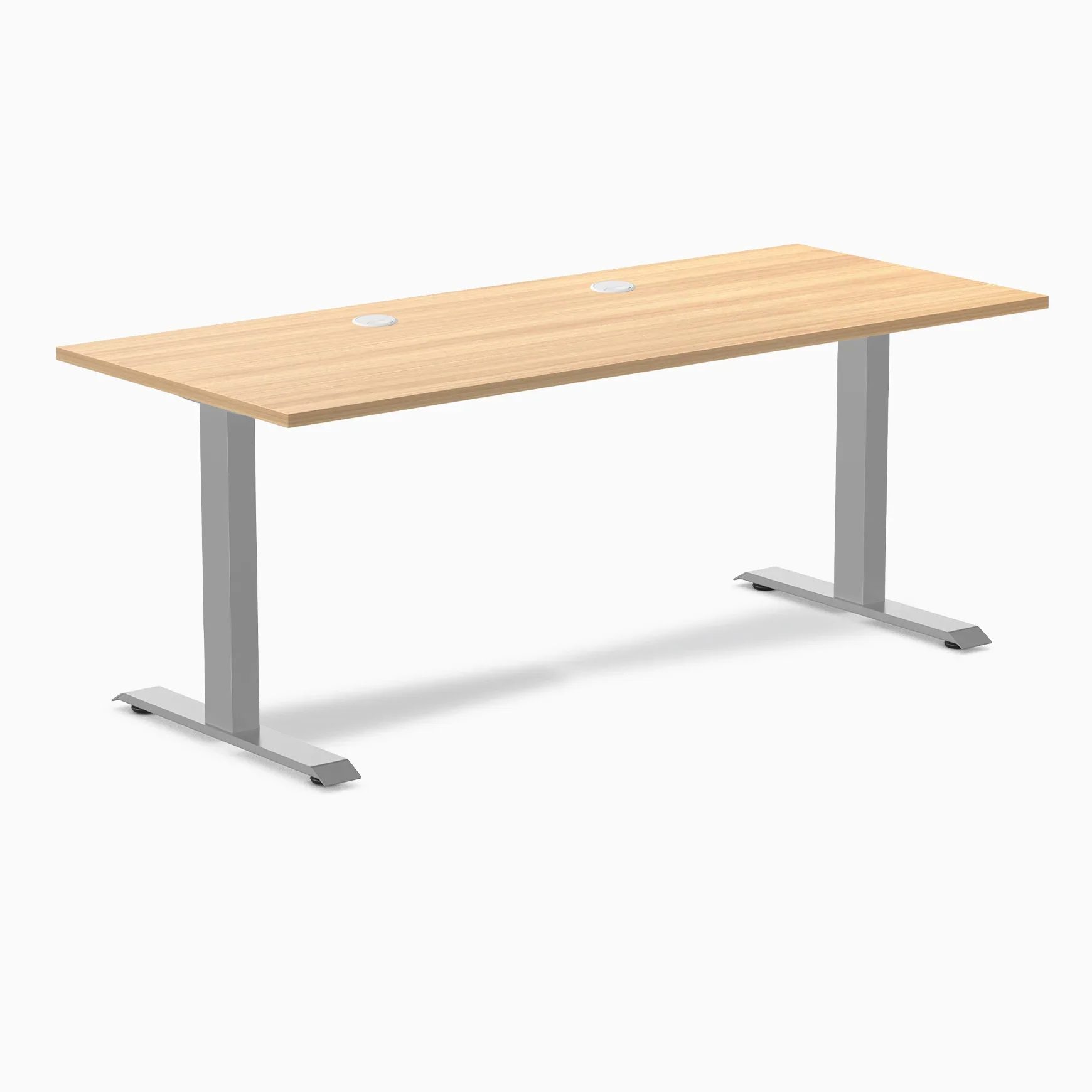 Desky Zero Scalloped Laminate Office Desk - Image 195