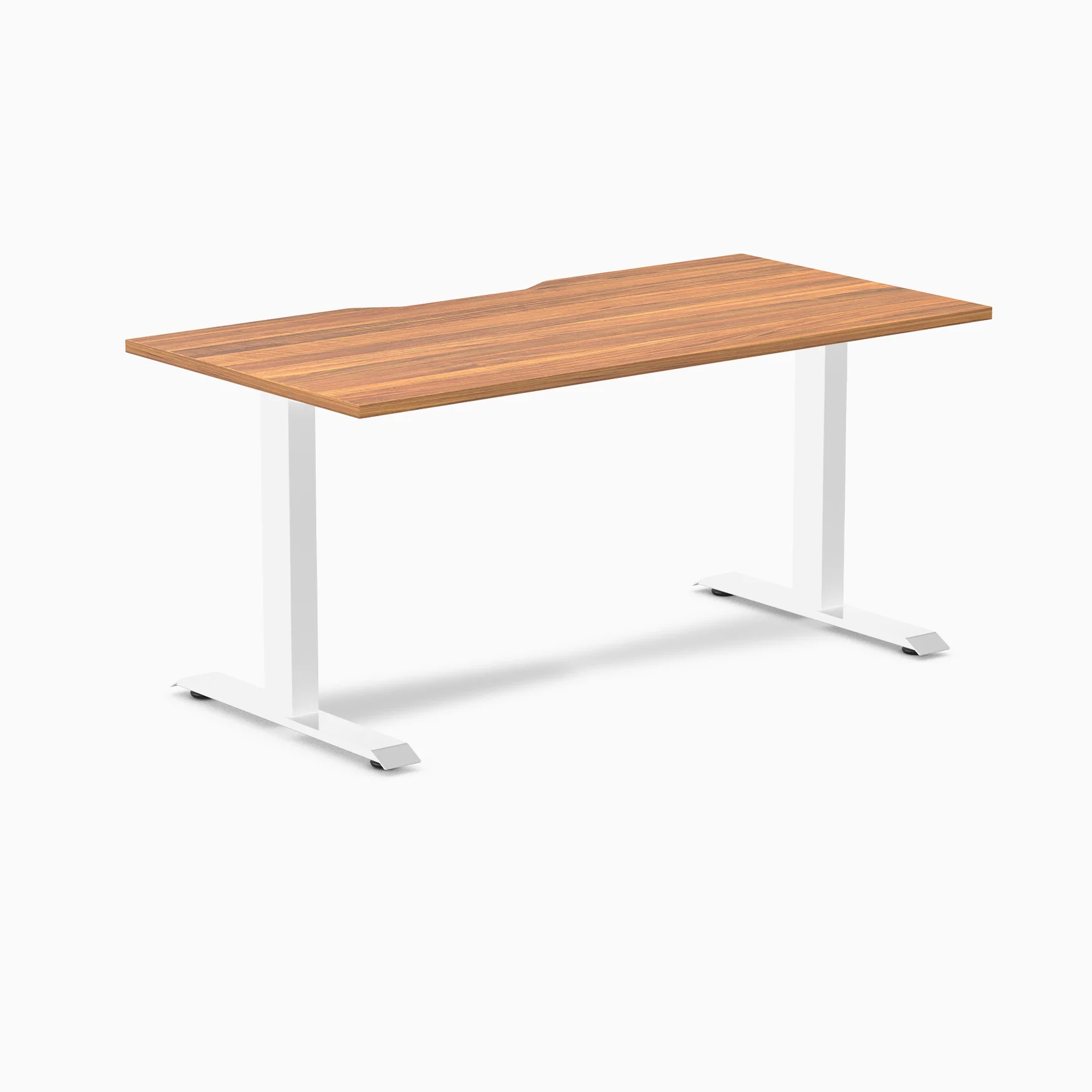 Desky Zero Scalloped Laminate Office Desk - Image 201