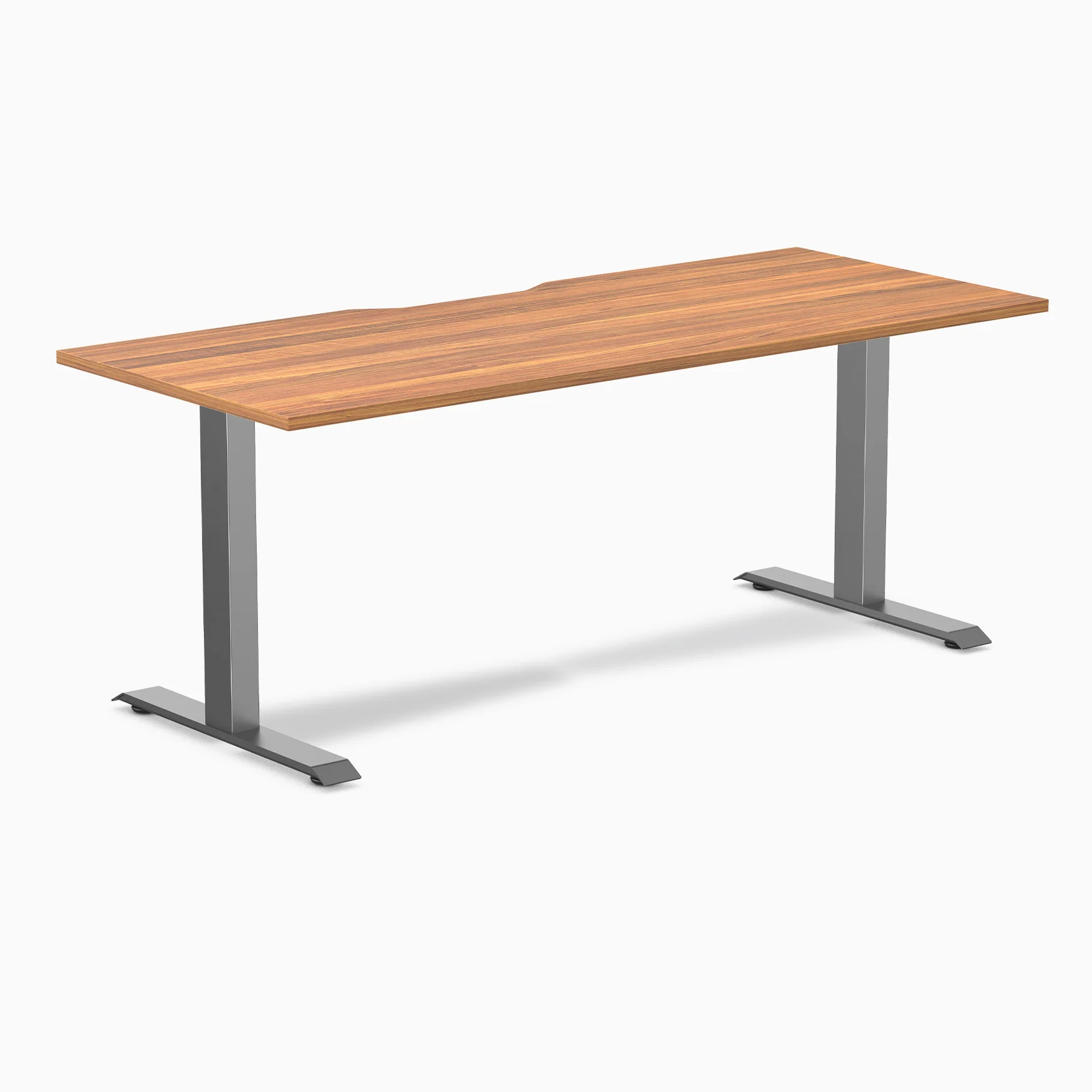 Desky Zero Scalloped Laminate Office Desk - Image 206