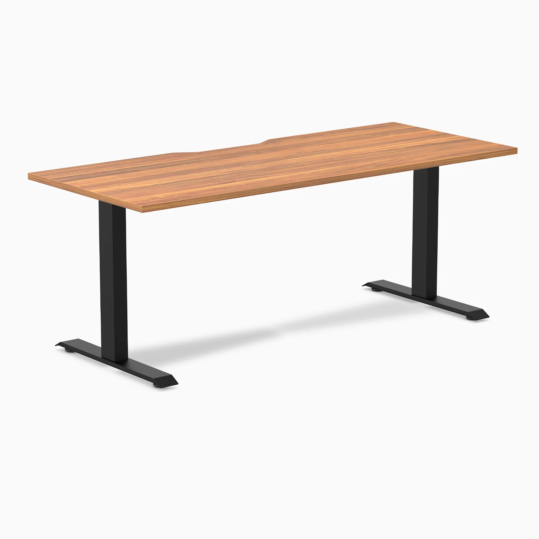 Desky Zero Scalloped Laminate Office Desk - Image 207