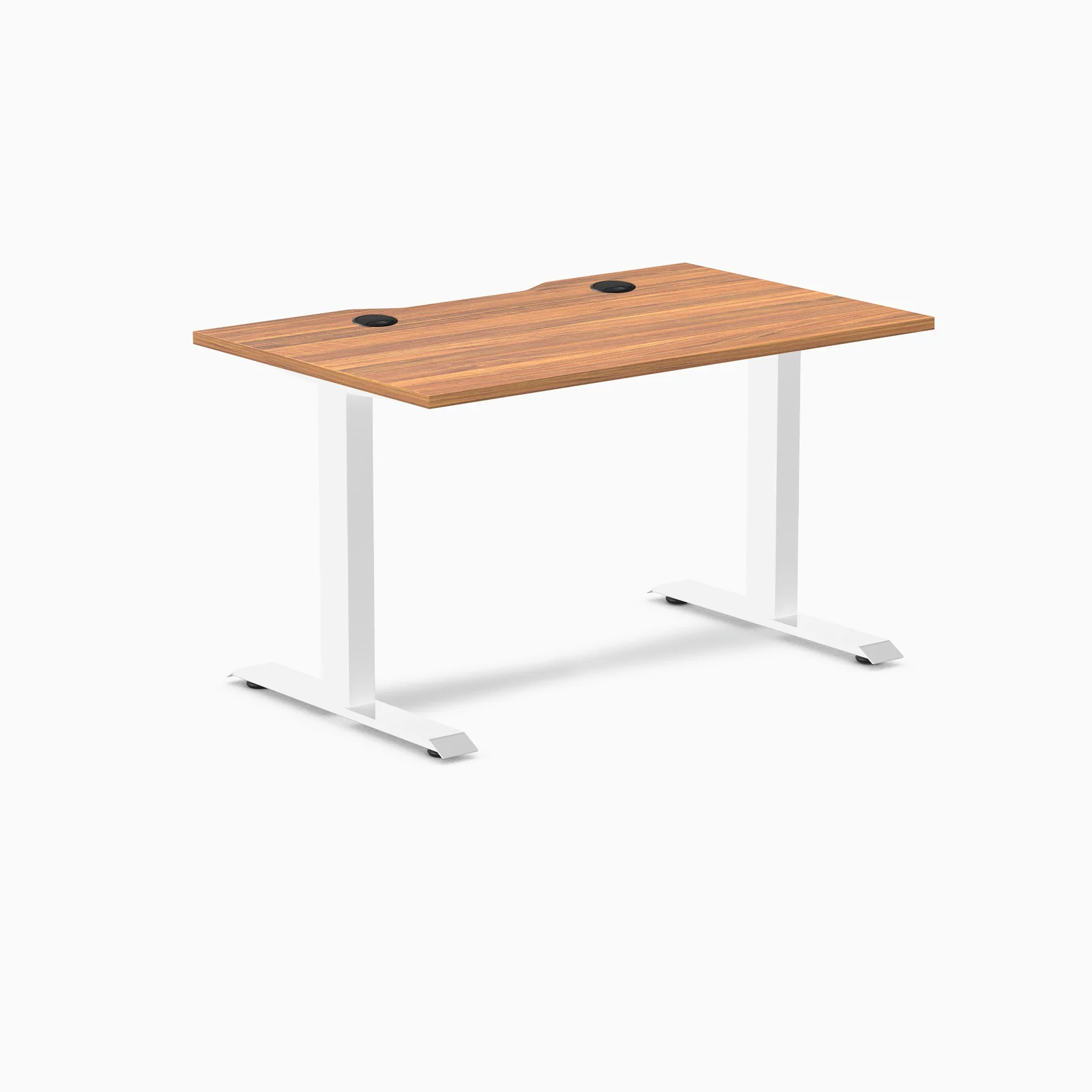 Desky Zero Scalloped Laminate Office Desk - Image 209