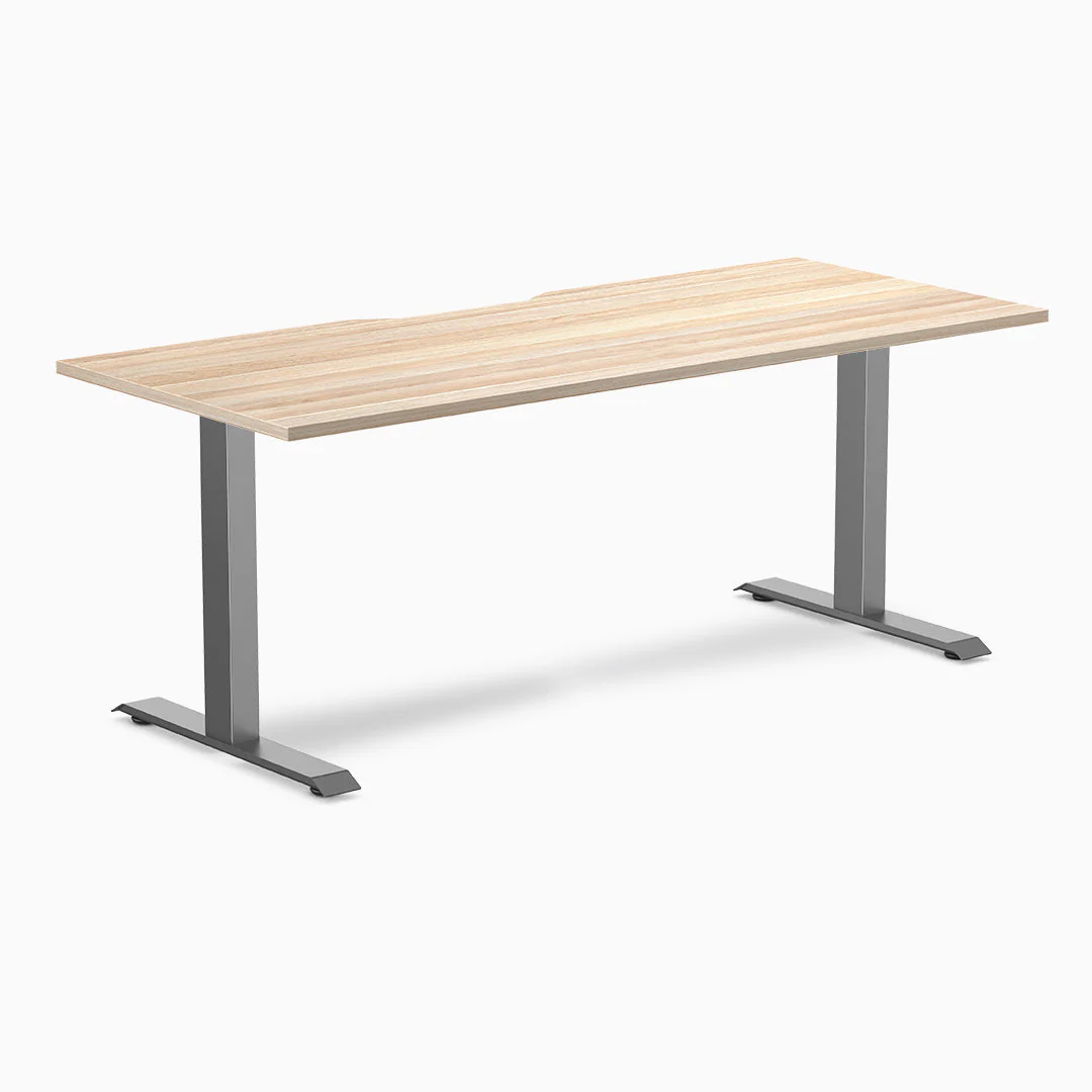 Desky Zero Scalloped Laminate Office Desk - Image 21