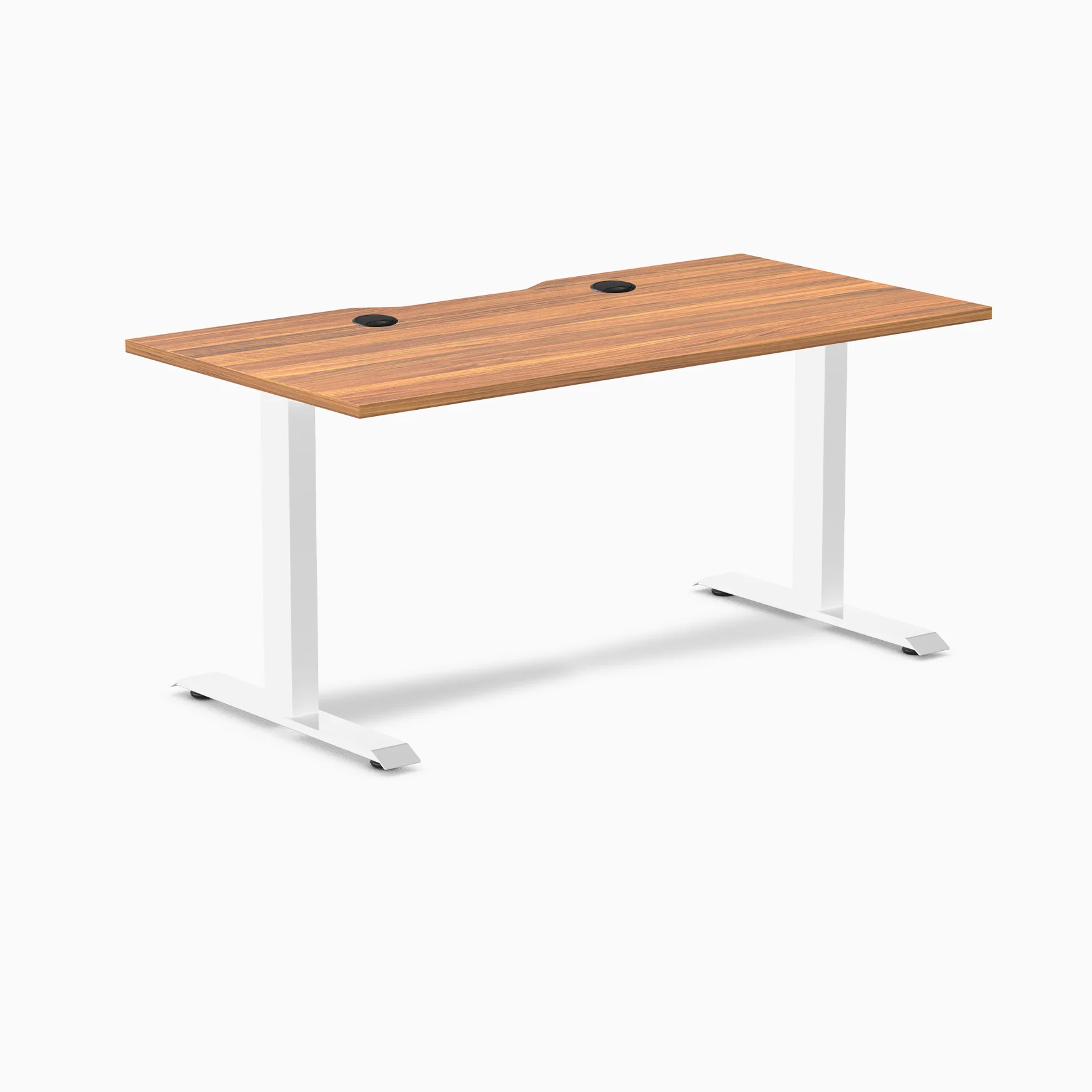 Desky Zero Scalloped Laminate Office Desk - Image 213