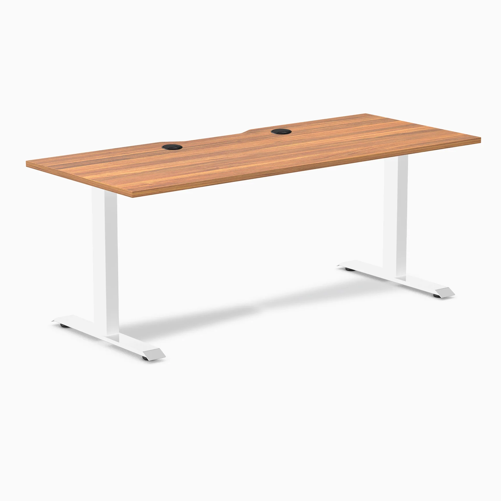 Desky Zero Scalloped Laminate Office Desk - Image 217