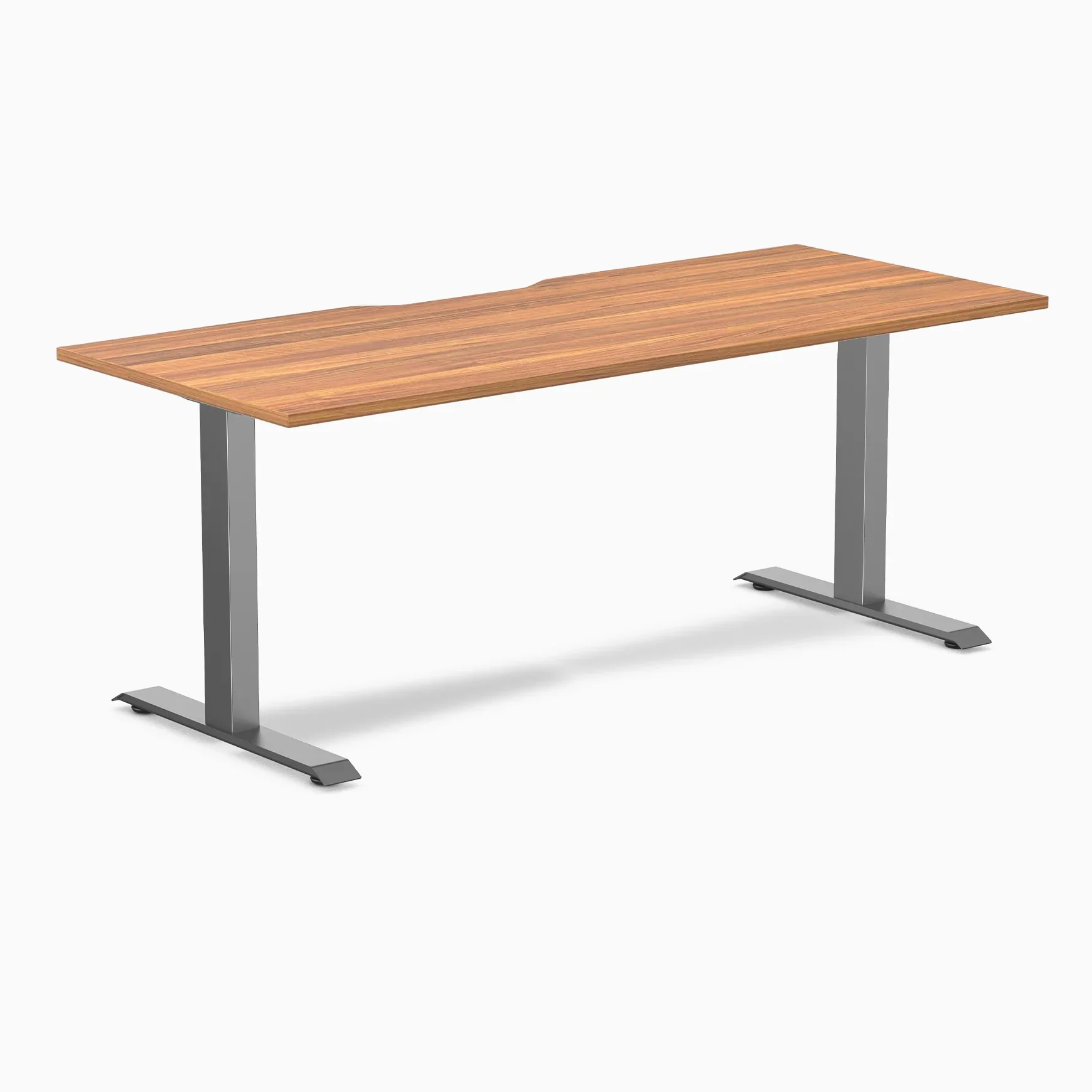 Desky Zero Scalloped Laminate Office Desk - Image 218