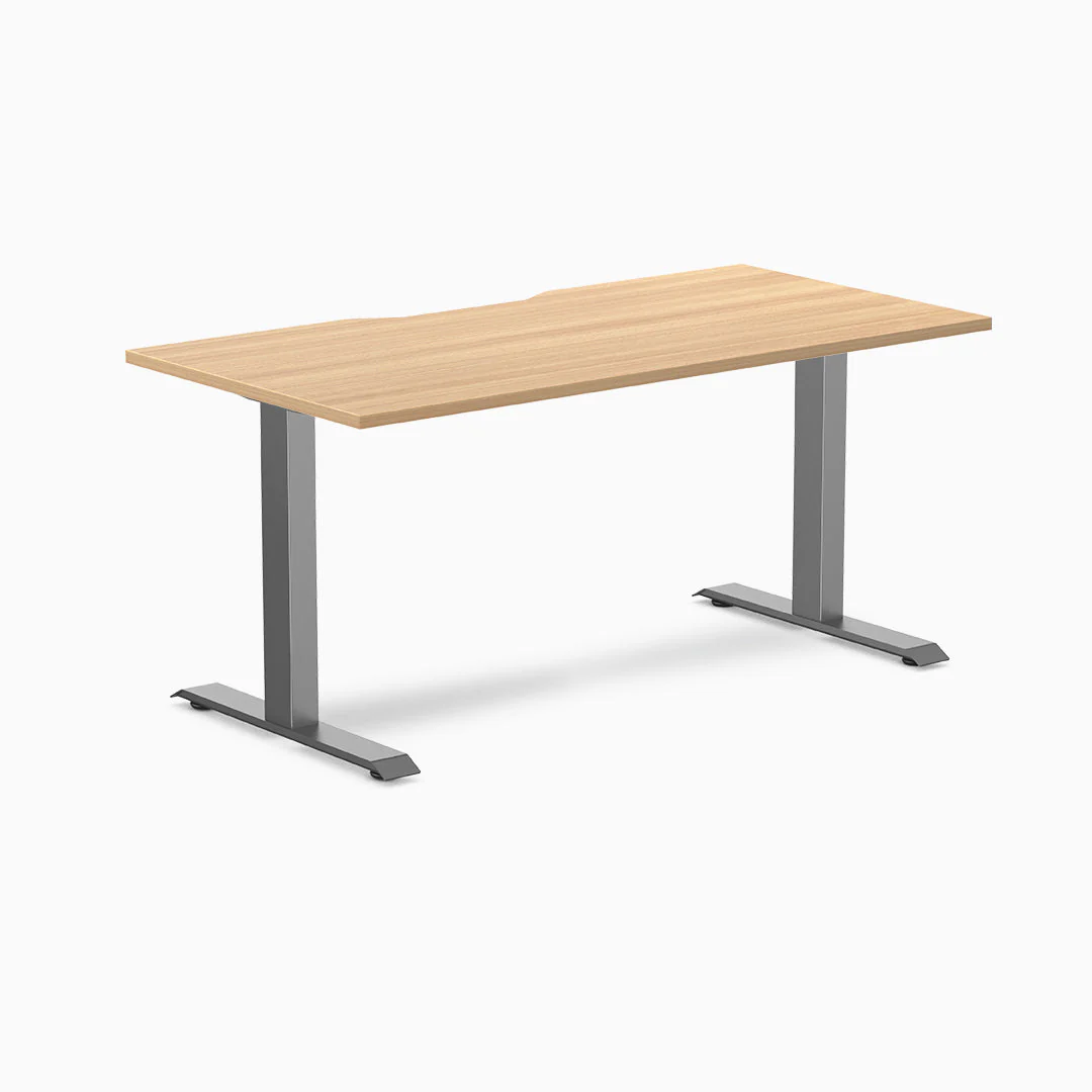 Desky Zero Scalloped Laminate Office Desk - Image 26