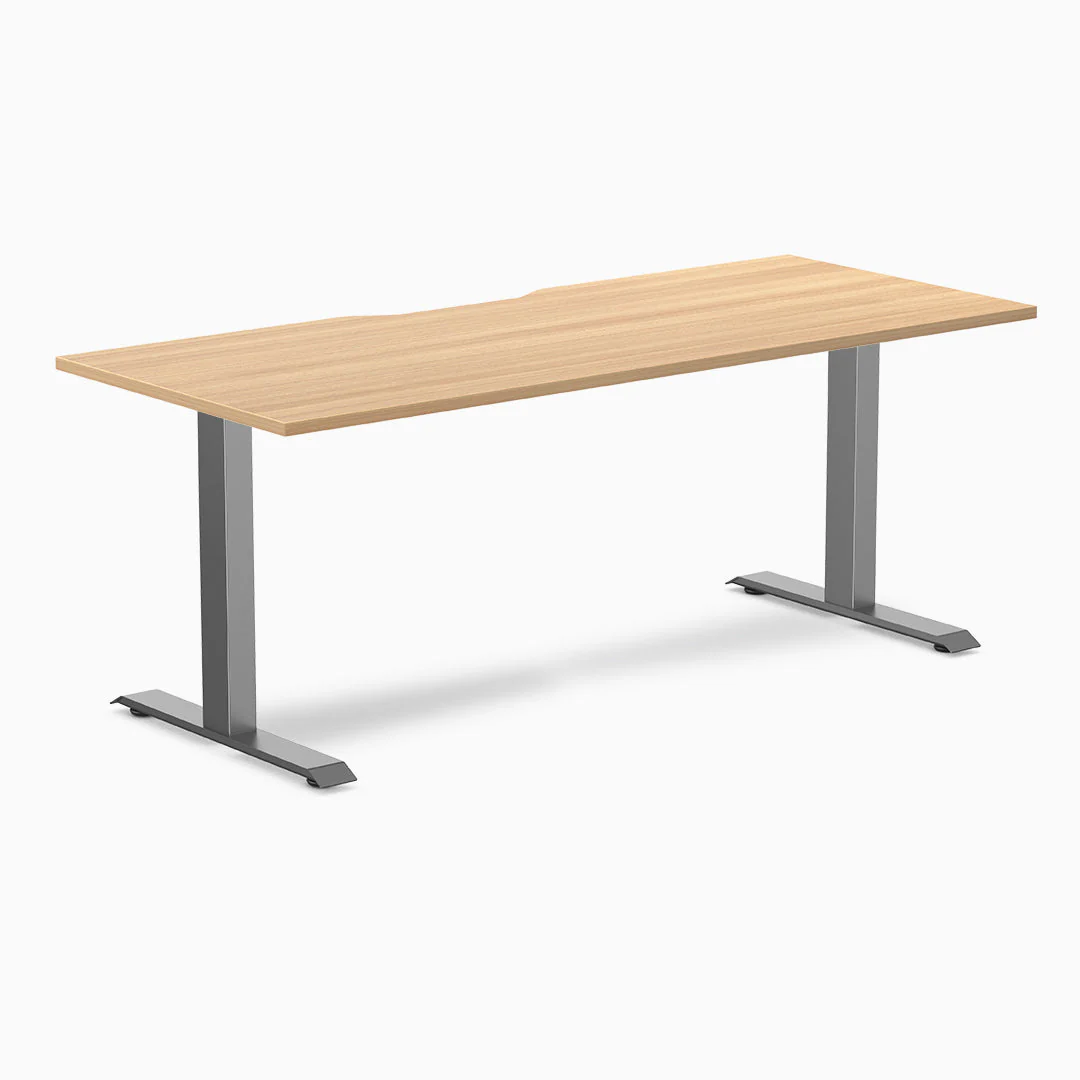 Desky Zero Scalloped Laminate Office Desk - Image 27