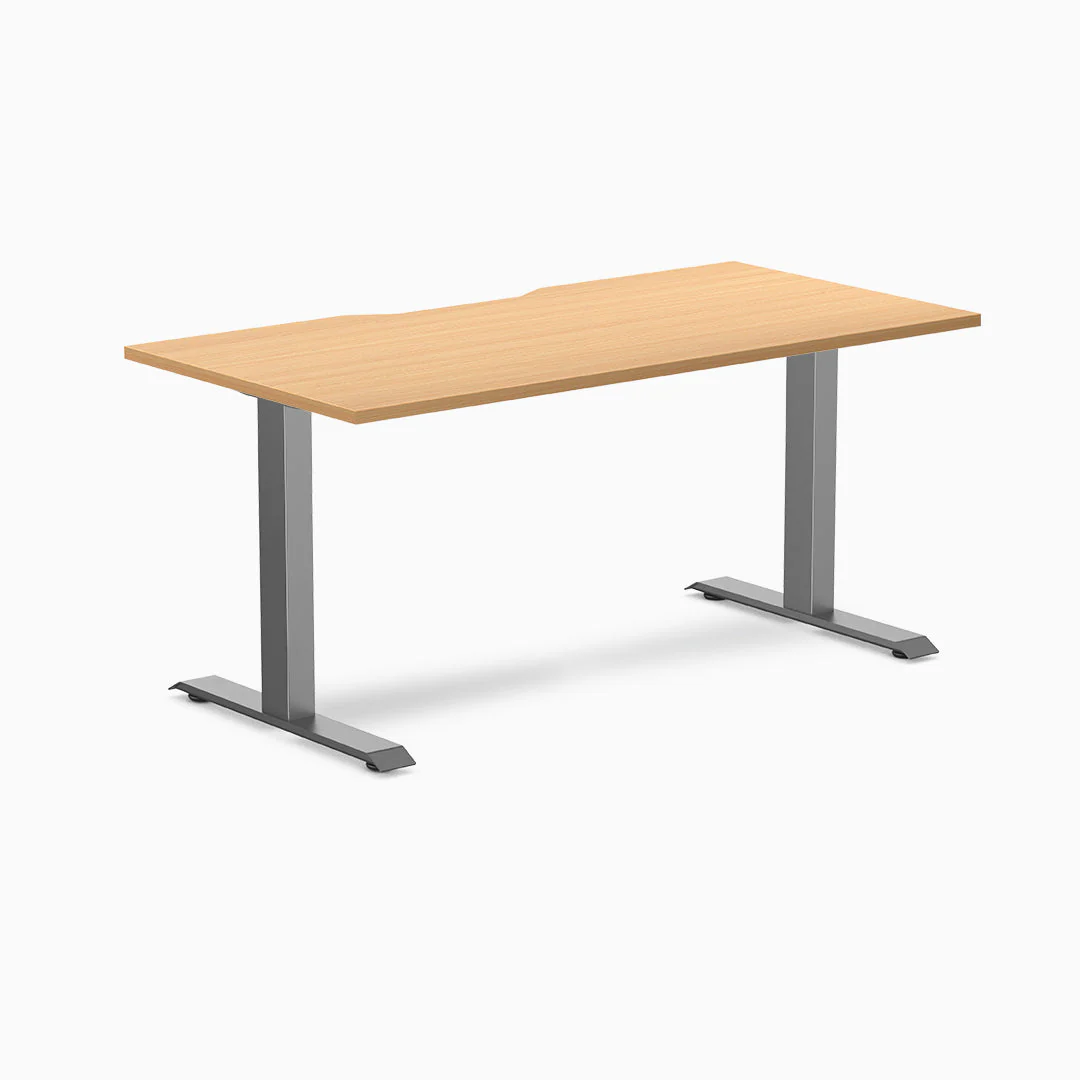 Desky Zero Scalloped Laminate Office Desk - Image 29