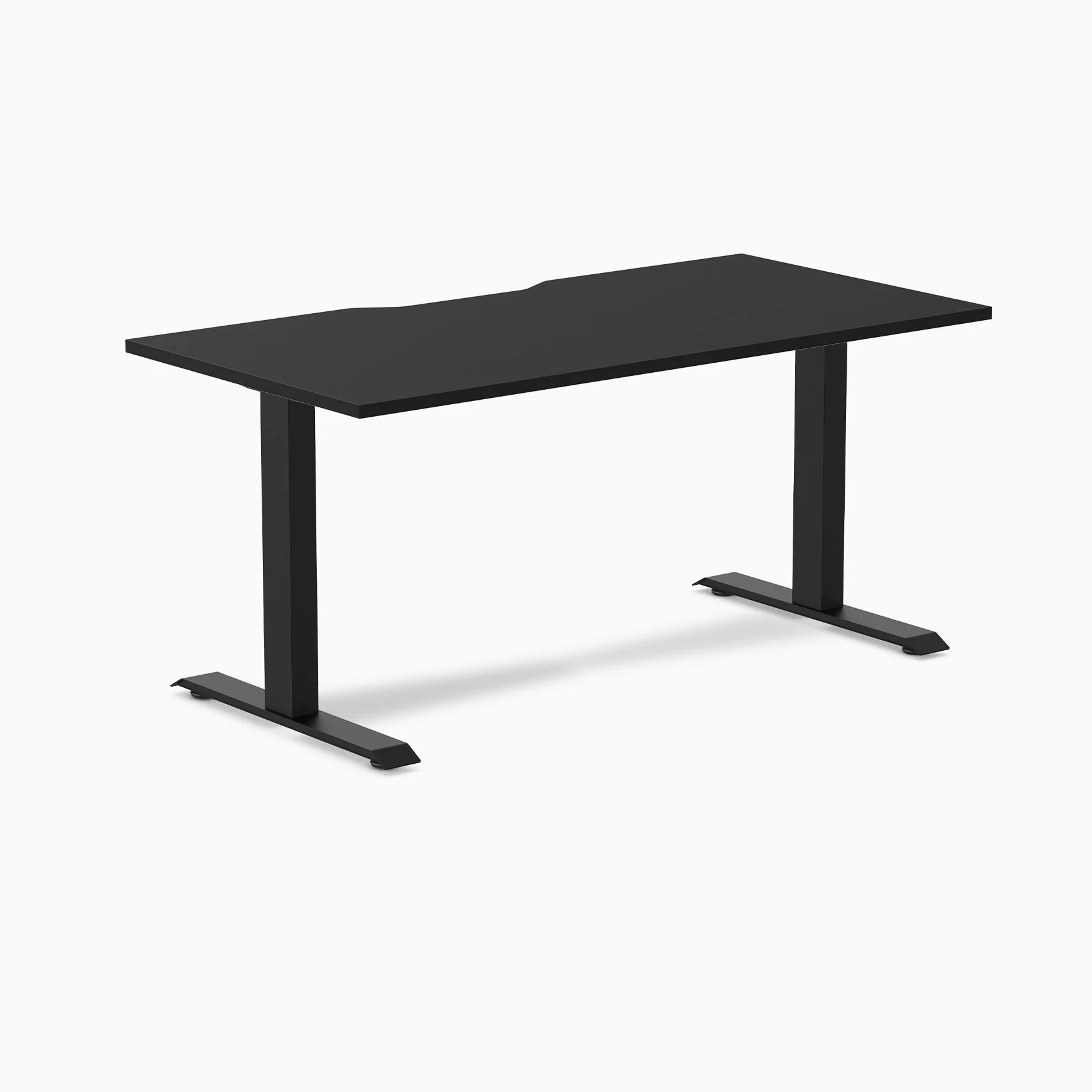 Desky Zero Scalloped Laminate Office Desk - Image 55