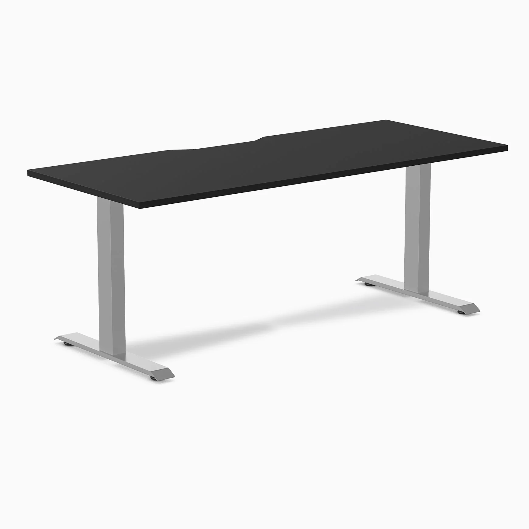Desky Zero Scalloped Laminate Office Desk - Image 60