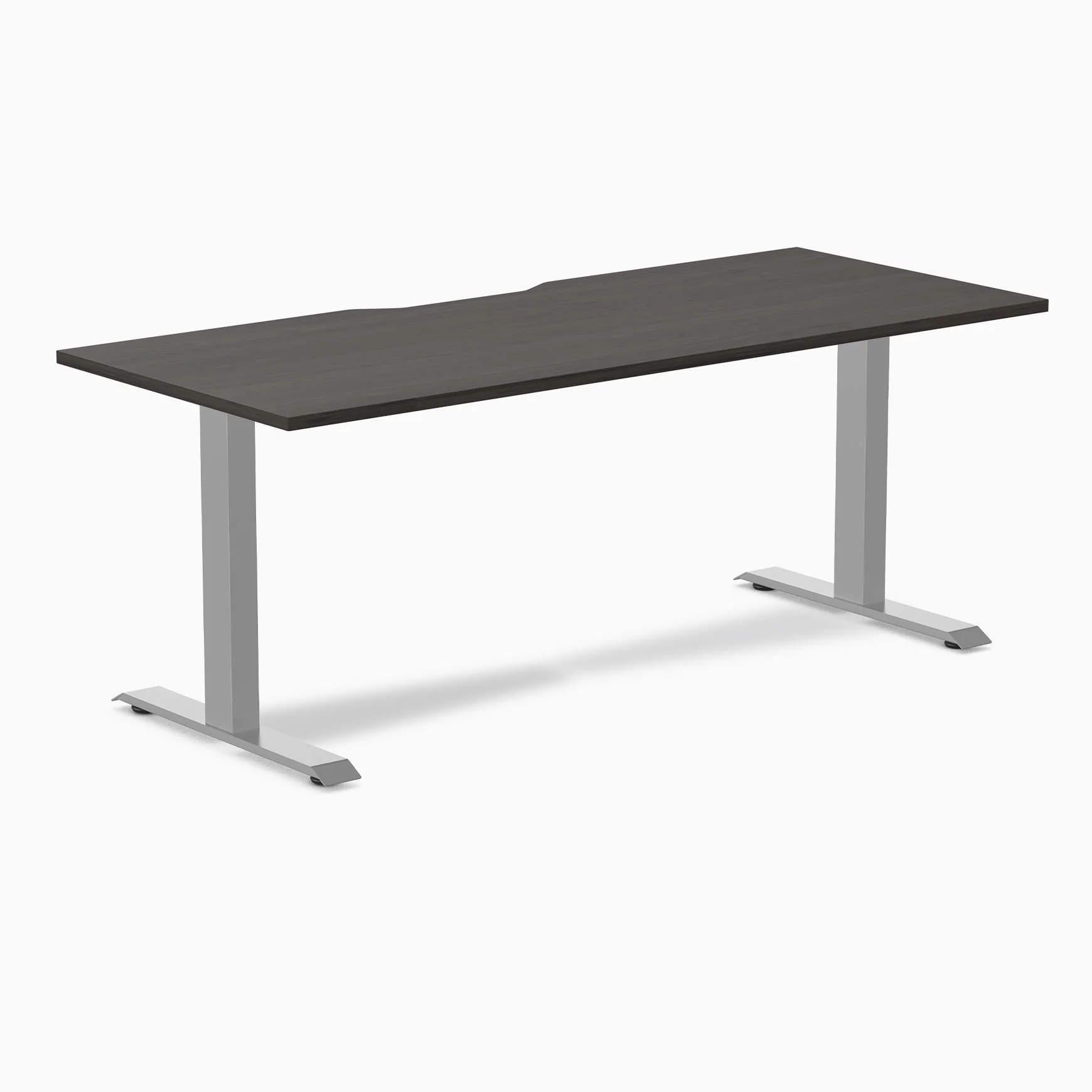 Desky Zero Scalloped Laminate Office Desk - Image 87