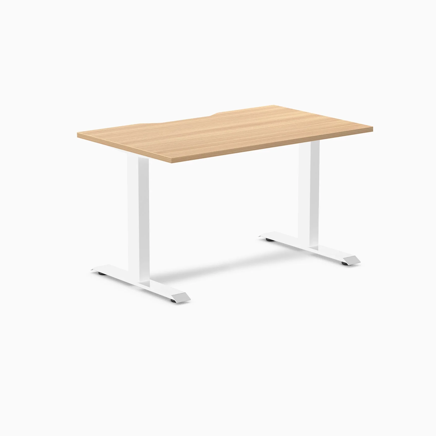 Desky Zero Scalloped Laminate Office Desk - Image 95