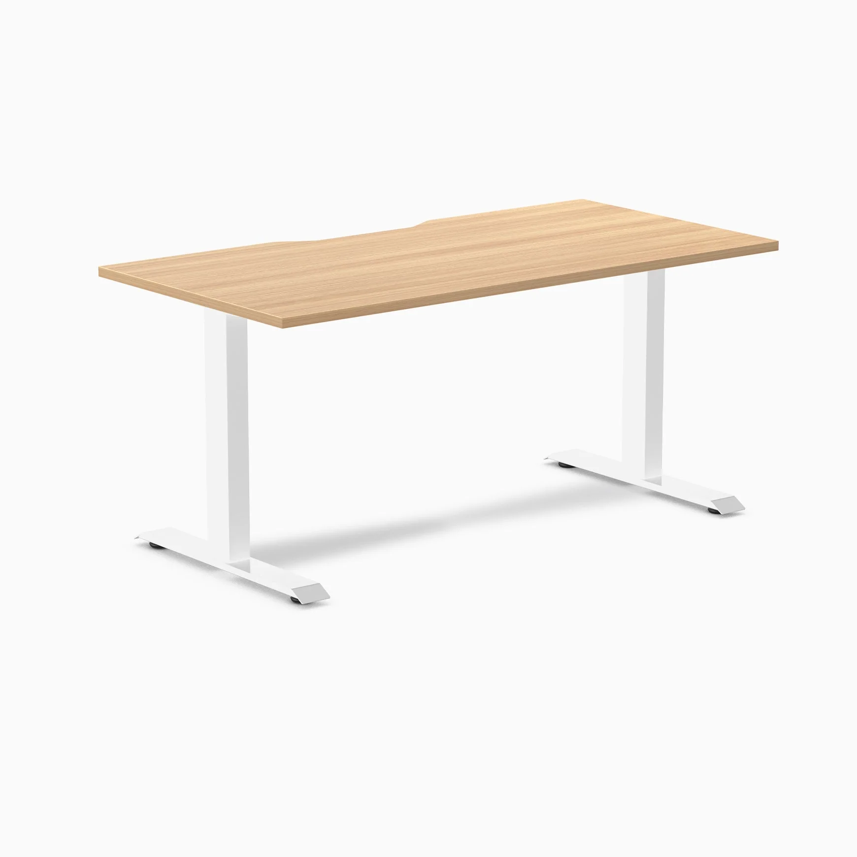 Desky Zero Scalloped Laminate Office Desk - Image 98