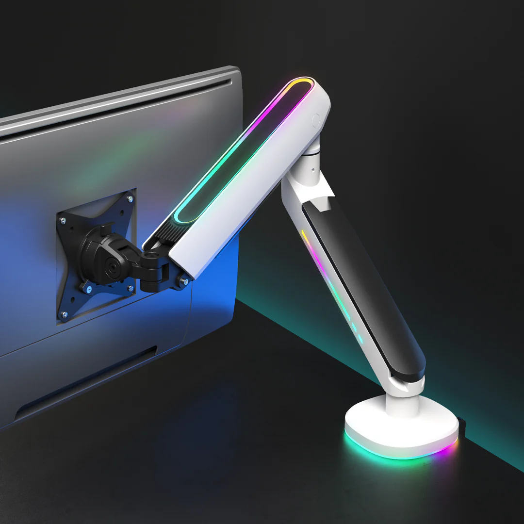 Desky Single LED Monitor Arm - Image 7