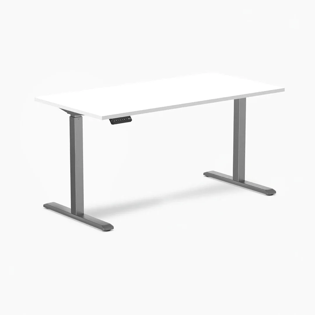 Desky Single Sit Stand Desk - Image 40
