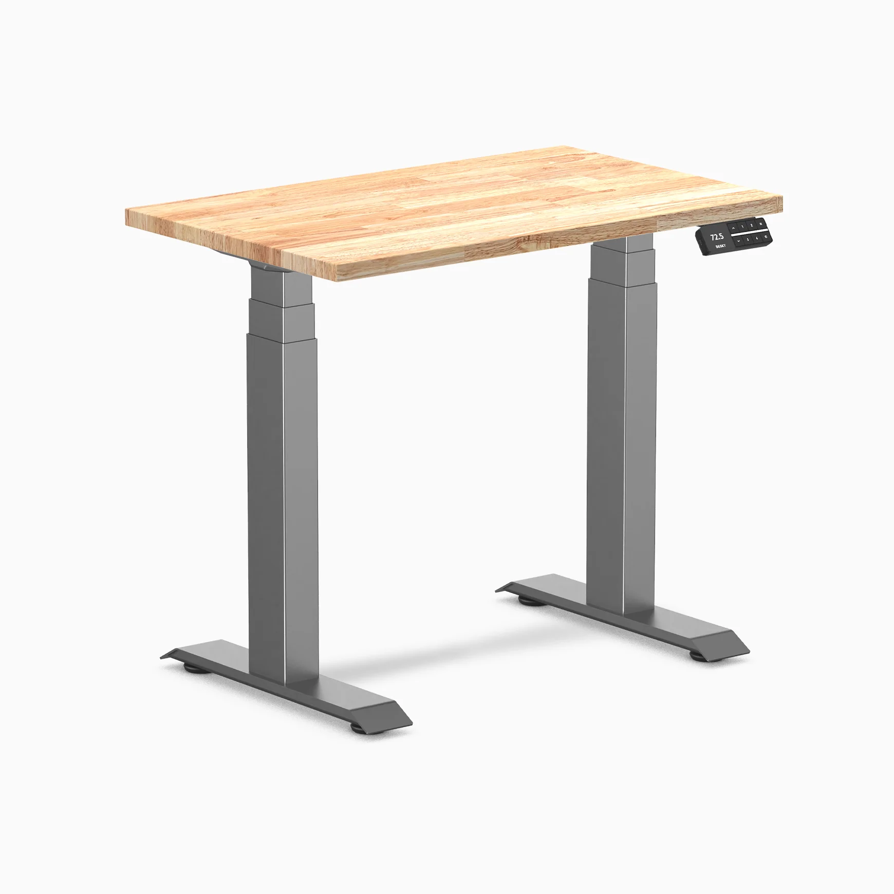 Desky Dual Mini Rubberwood Sit Stand Desk - Image 12
