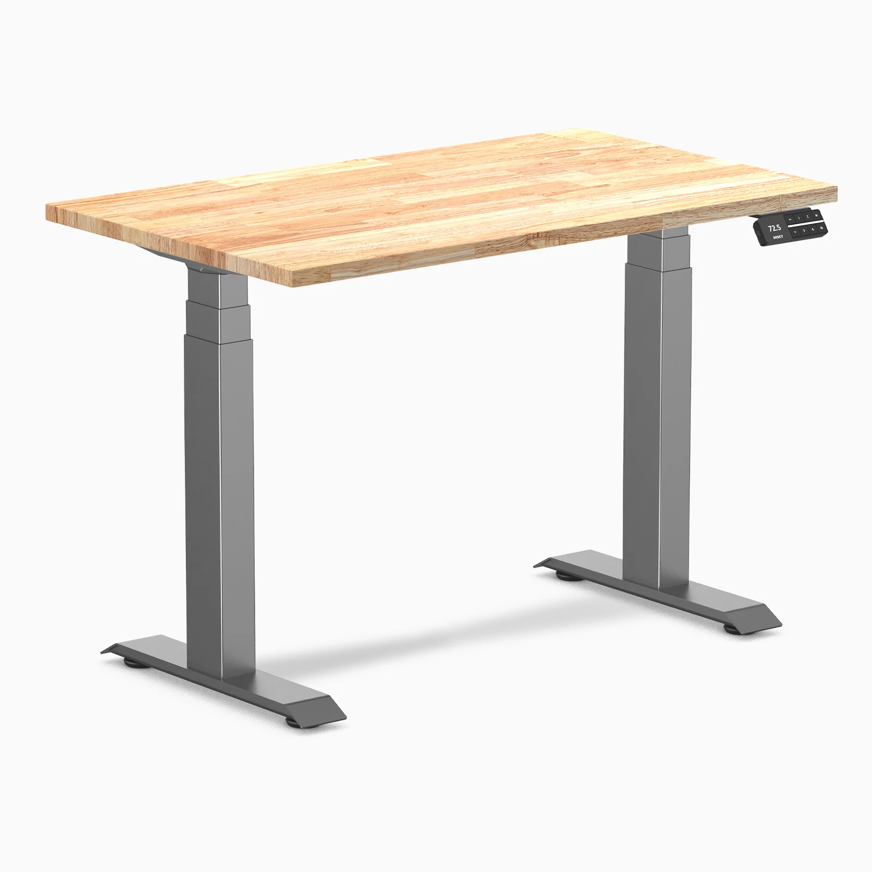 Desky Dual Mini Rubberwood Sit Stand Desk - Image 13