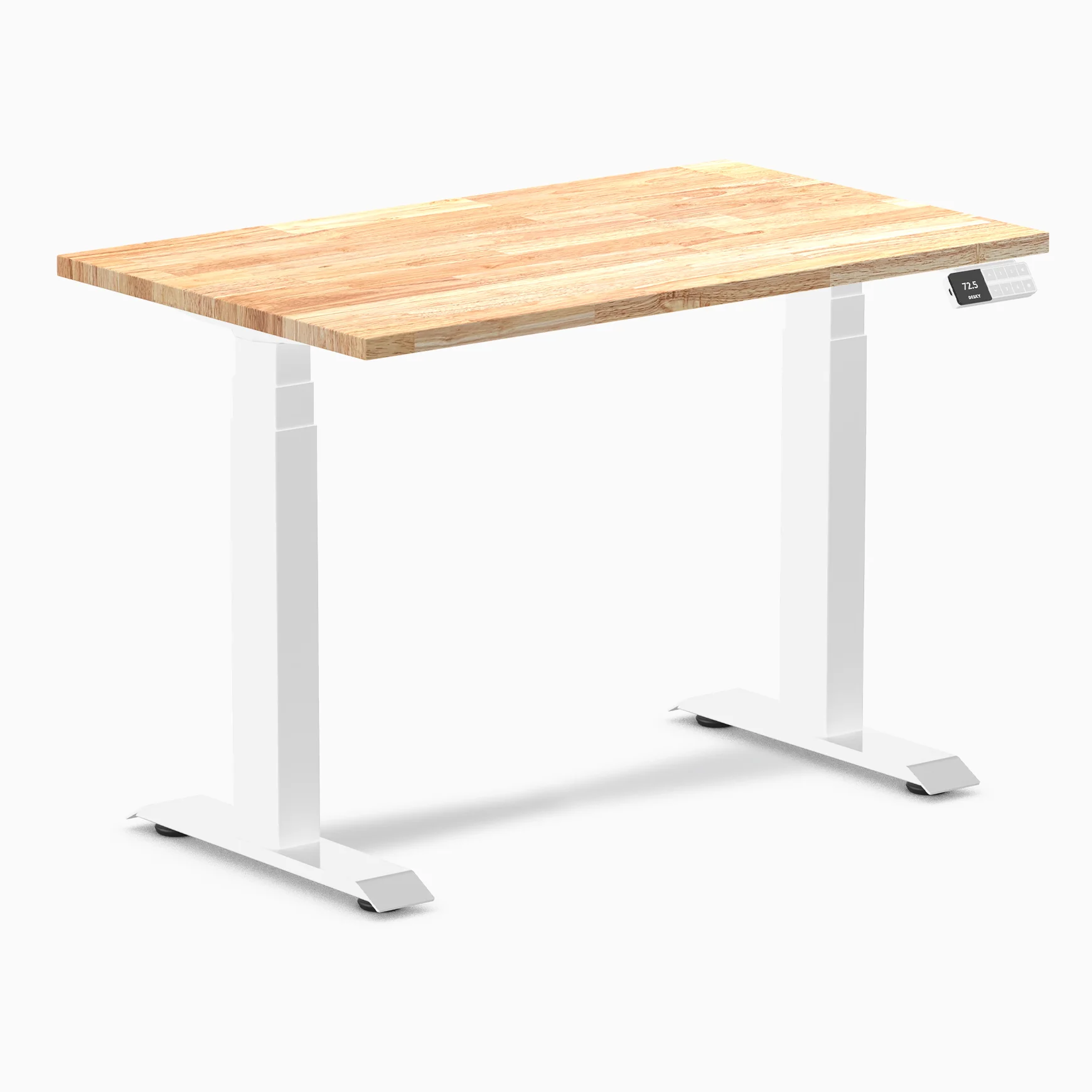 Desky Dual Mini Rubberwood Sit Stand Desk - Image 32