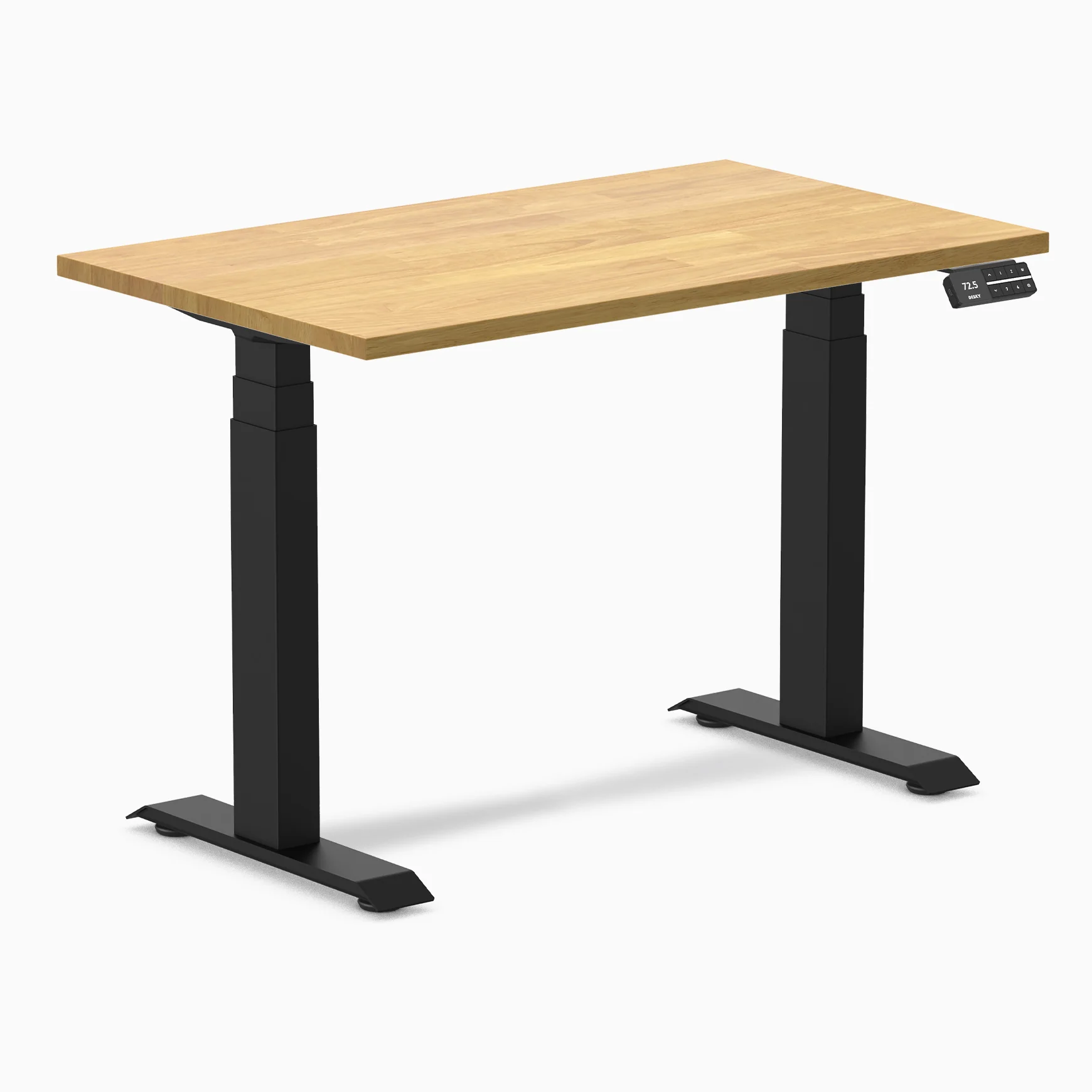Desky Dual Mini Rubberwood Sit Stand Desk - Image 37