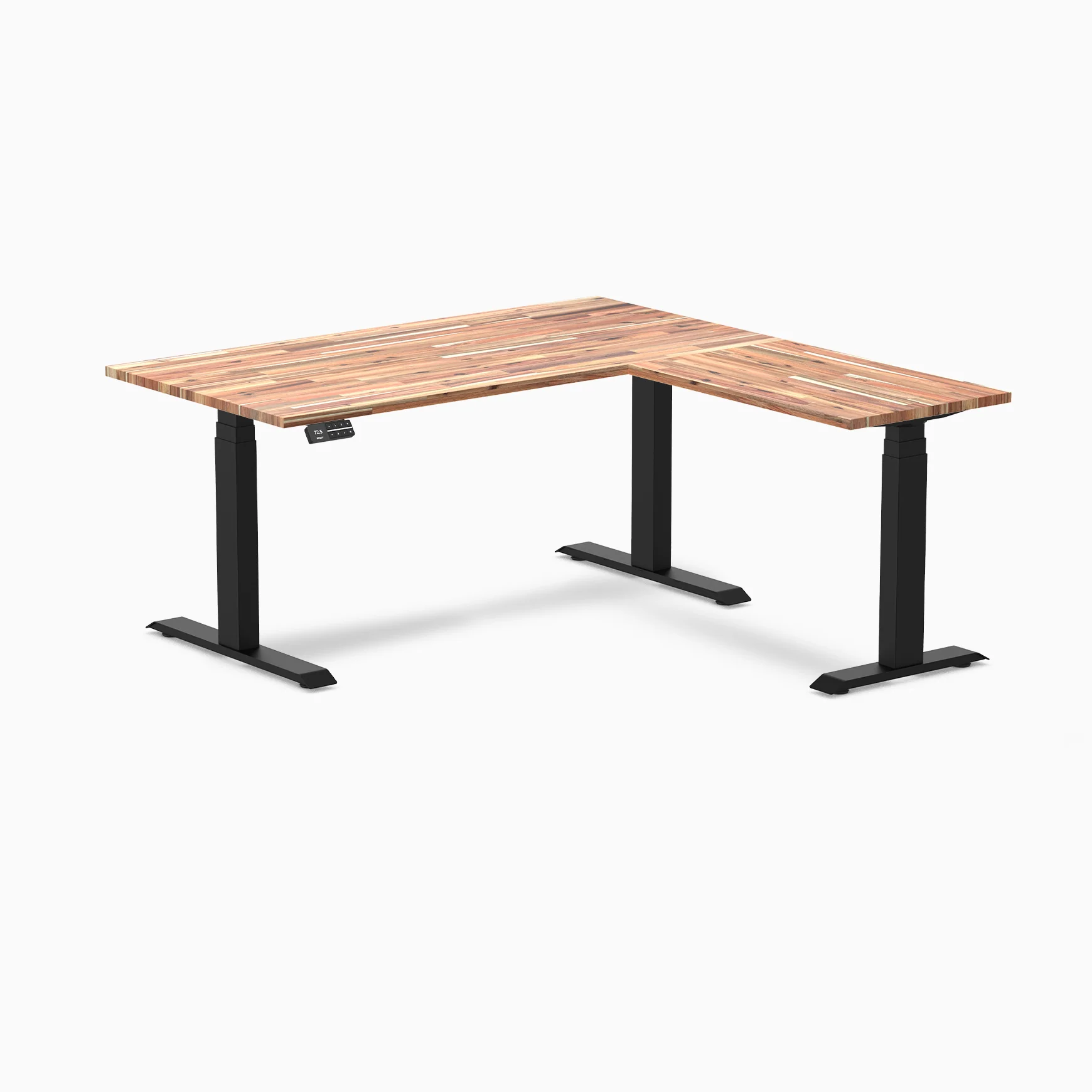 Desky Softwood L-Shape Sit Stand Desk - Image 10