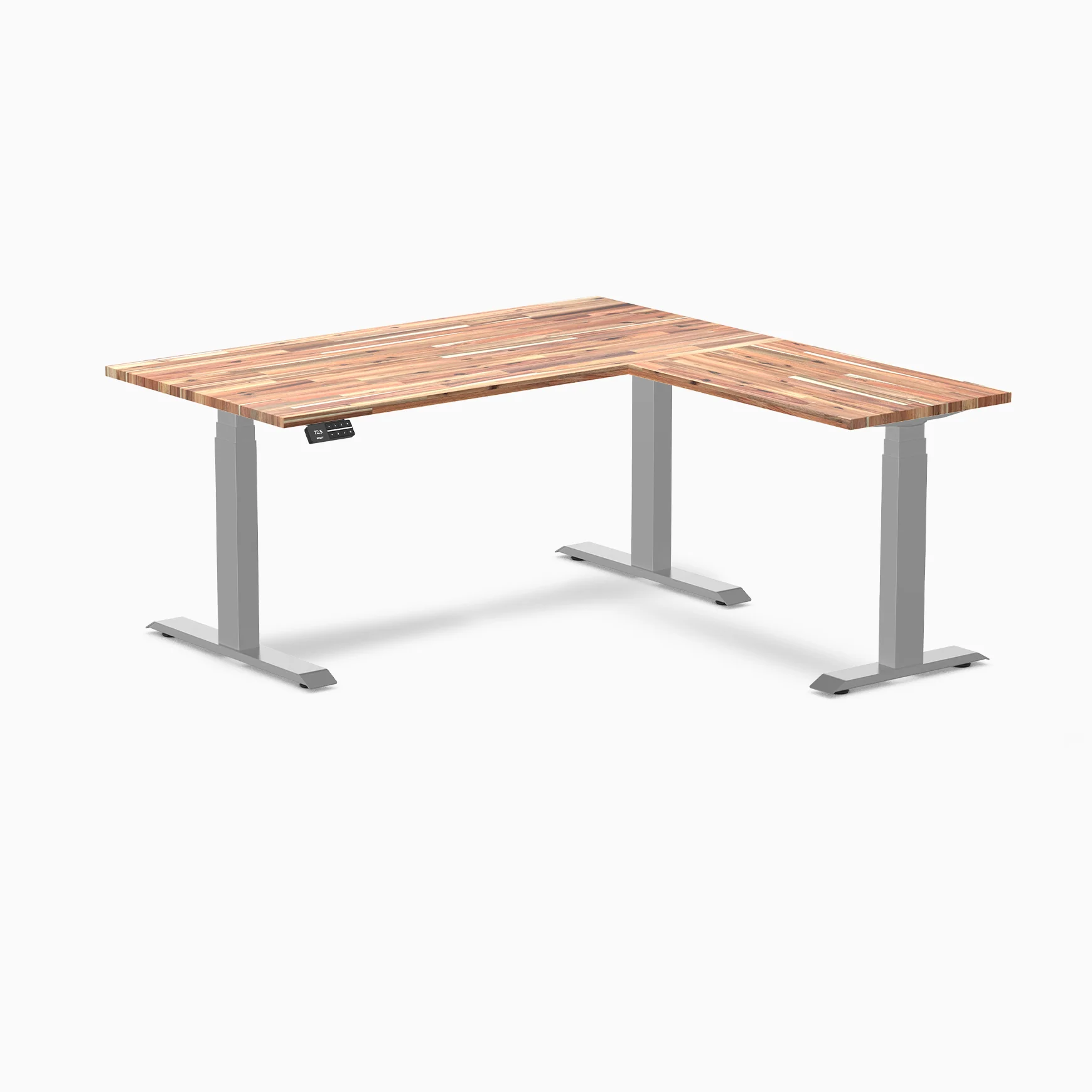 Desky Softwood L-Shape Sit Stand Desk - Image 12