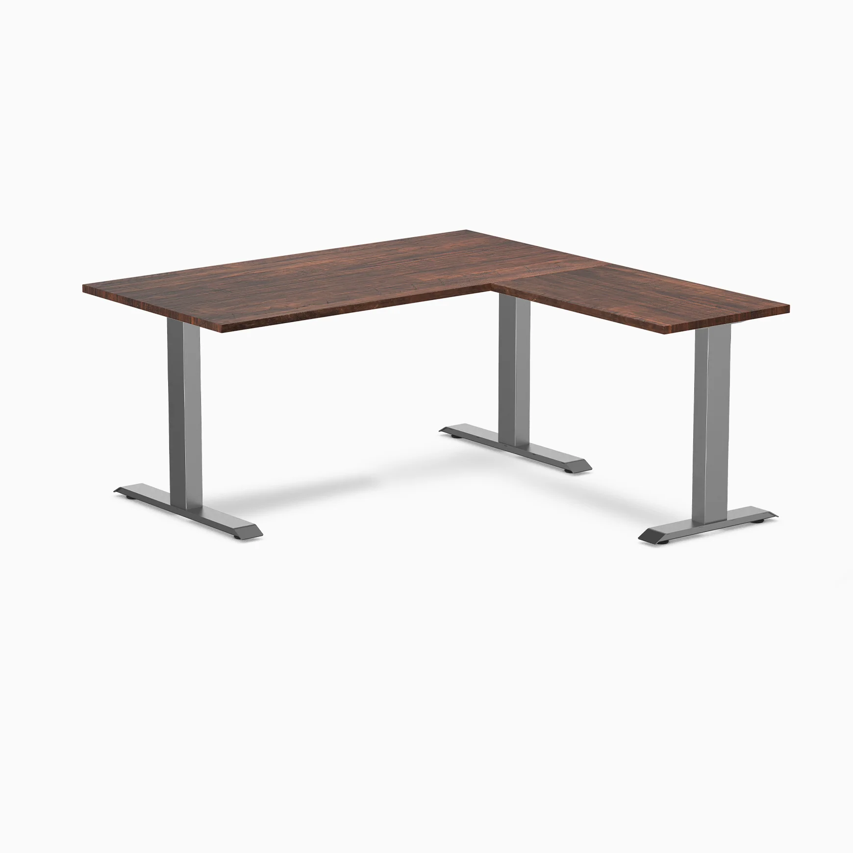 Desky Softwood L-Shape Sit Stand Desk - Image 6