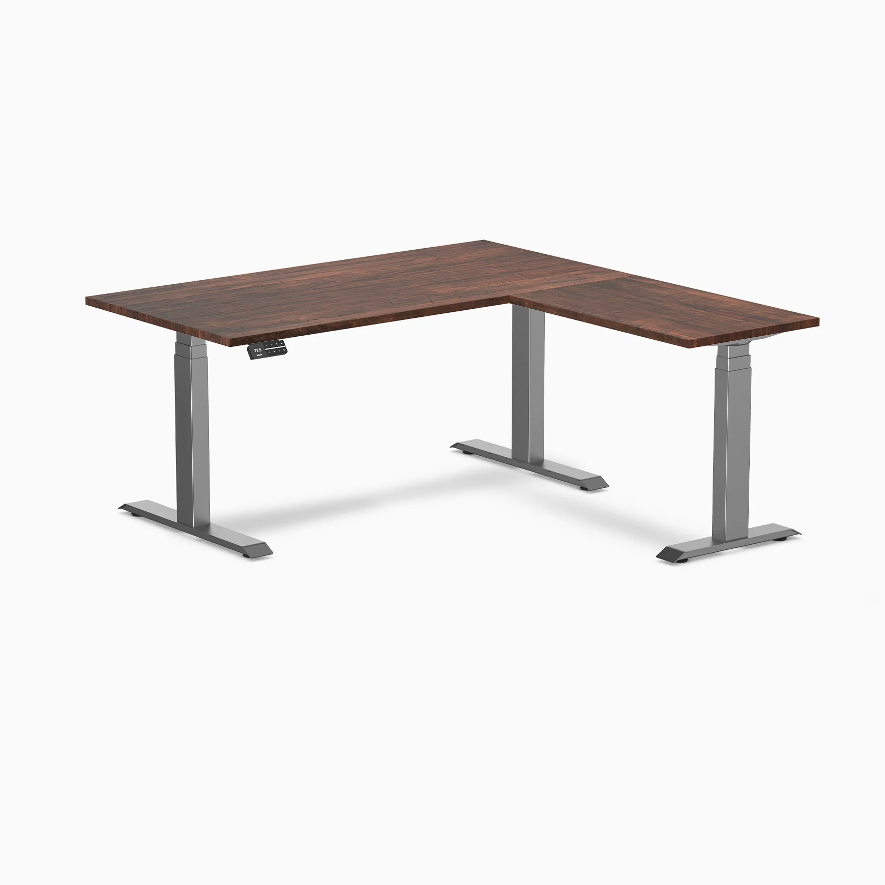 Desky Softwood L-Shape Sit Stand Desk - Image 8