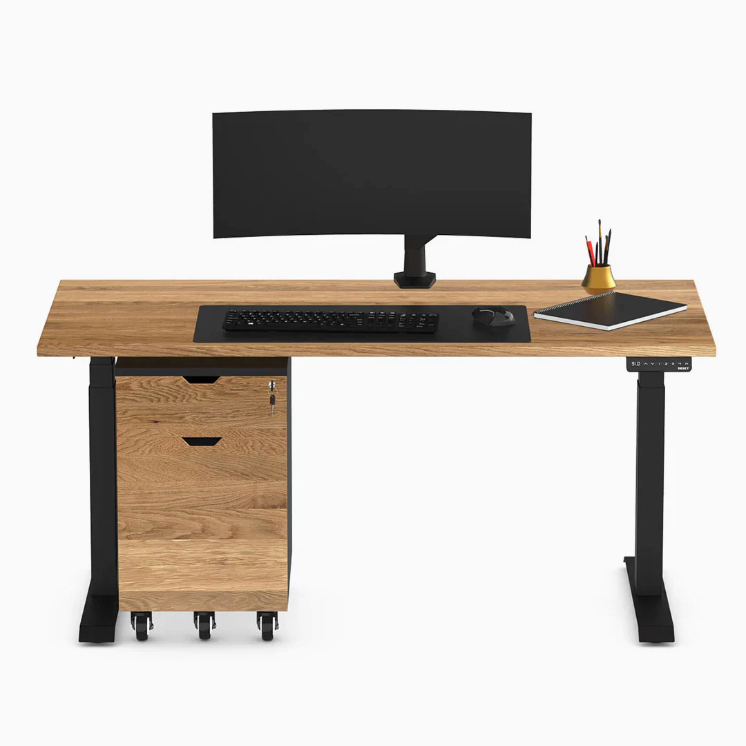 Desky Wooden Minimal Filing Cabinet - Image 6