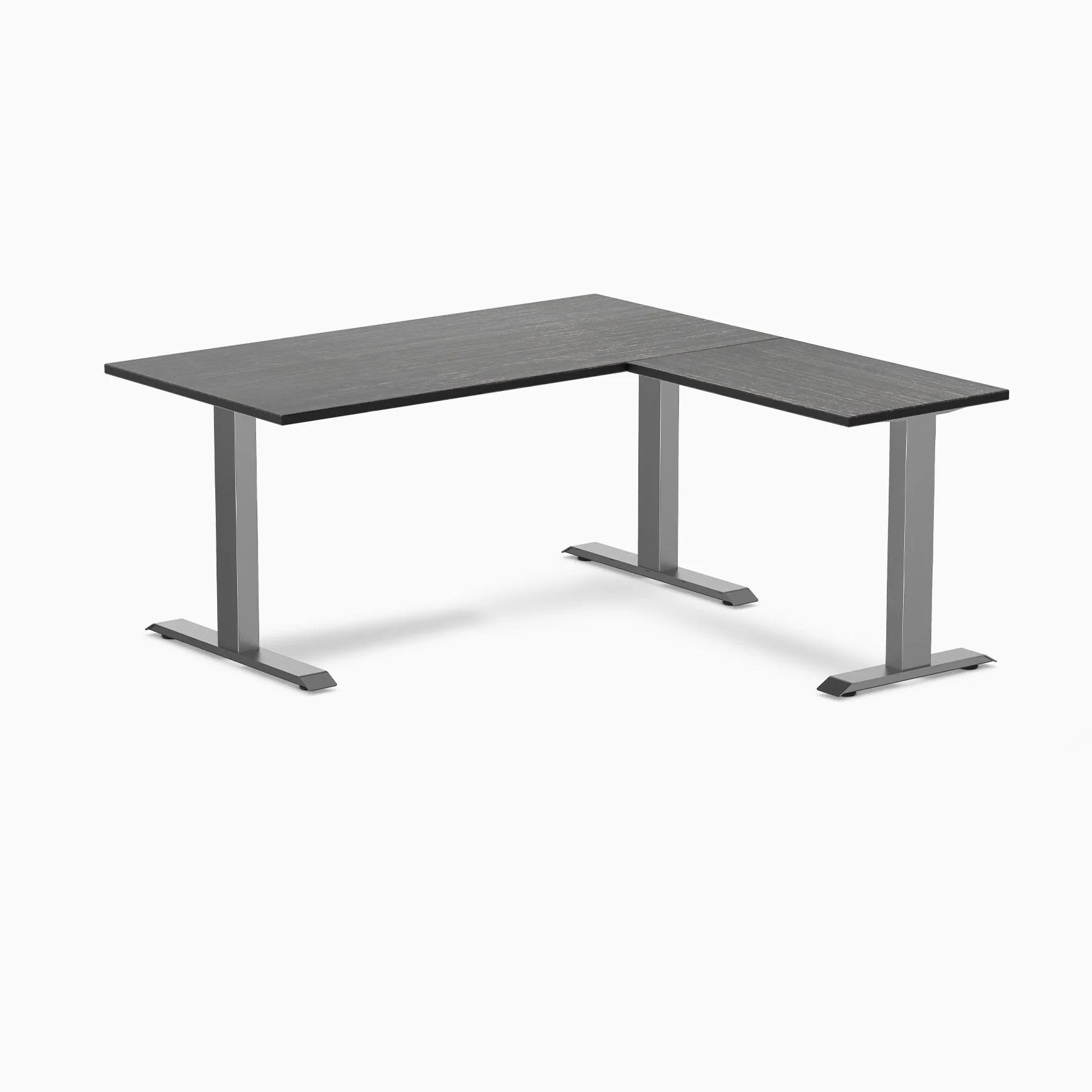 Desky Zero Bamboo L-Shape Office Desk - Image 14