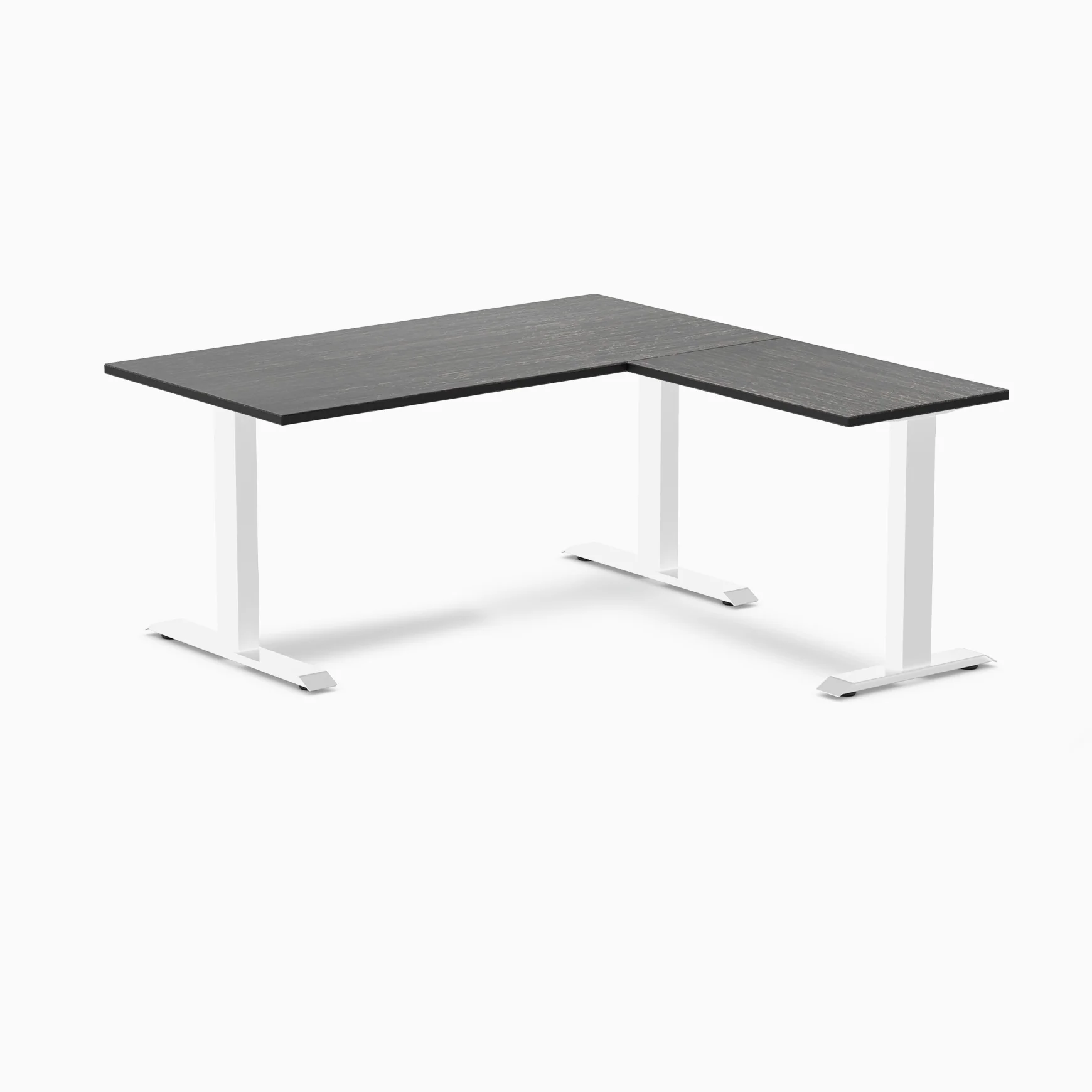Desky Zero Bamboo L-Shape Office Desk - Image 15
