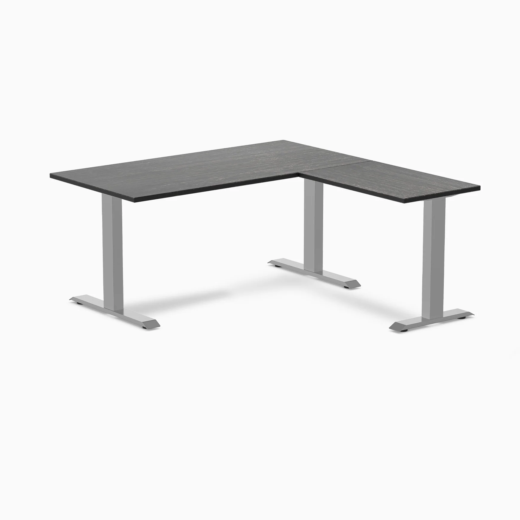 Desky Zero Bamboo L-Shape Office Desk - Image 16