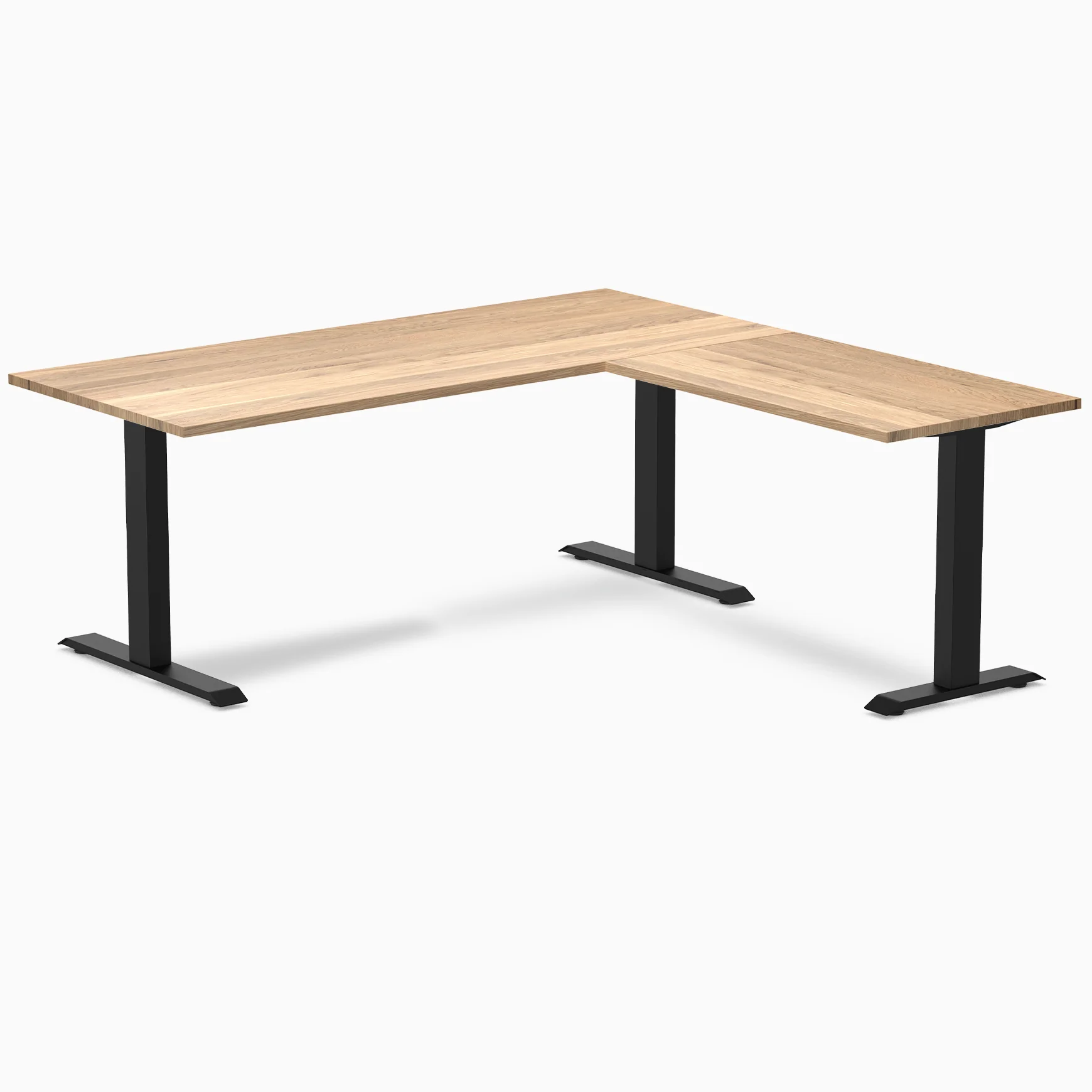 Desky Zero Hardwood L-Shape Office Desk - Image 13