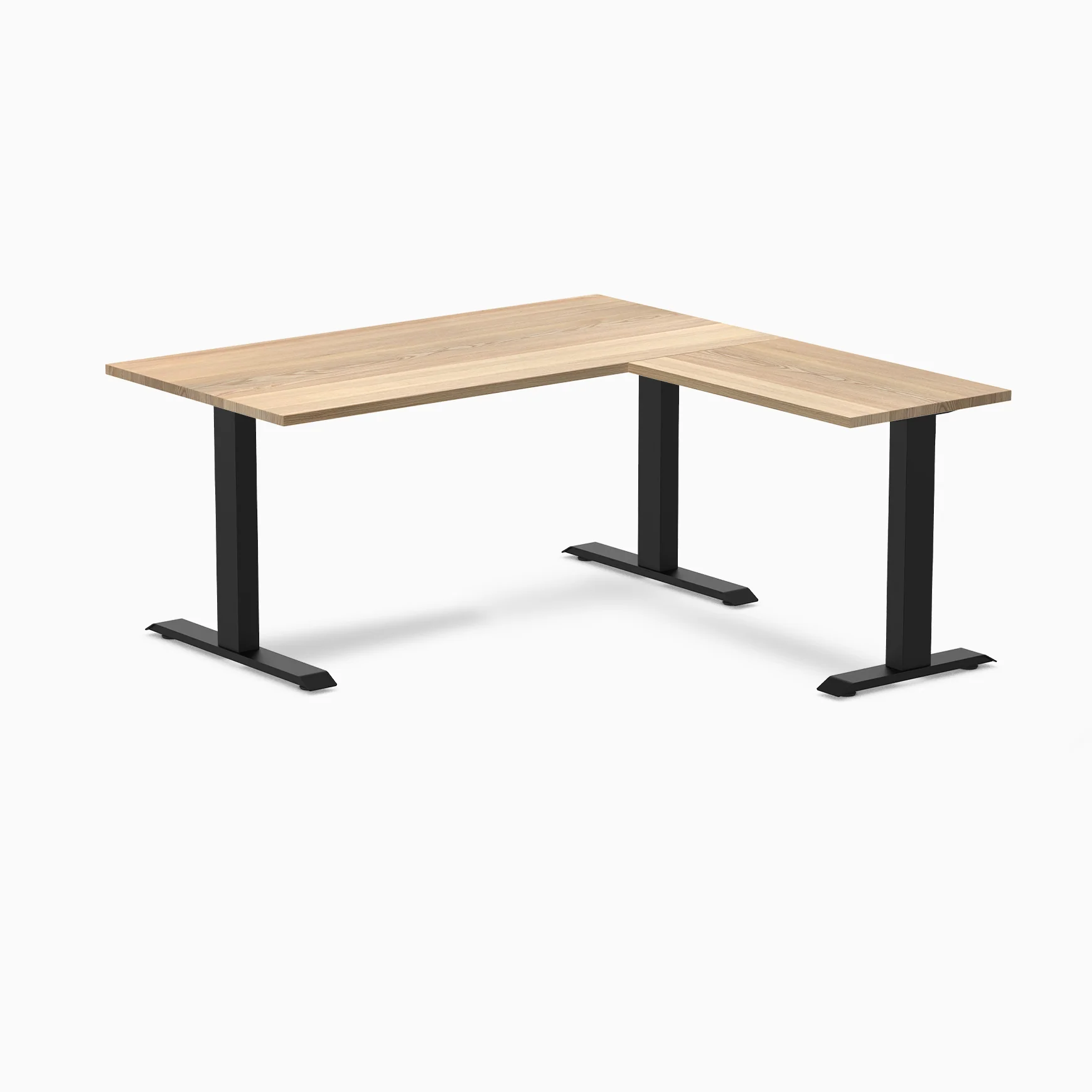 Desky Zero Hardwood L-Shape Office Desk - Image 26