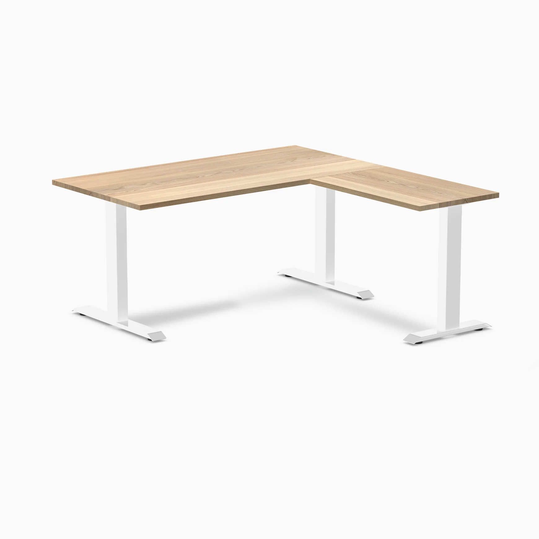 Desky Zero Hardwood L-Shape Office Desk - Image 27