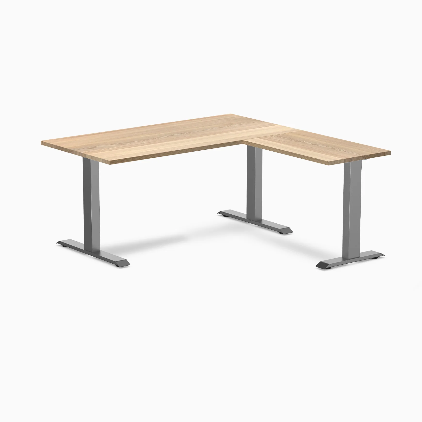 Desky Zero Hardwood L-Shape Office Desk - Image 28