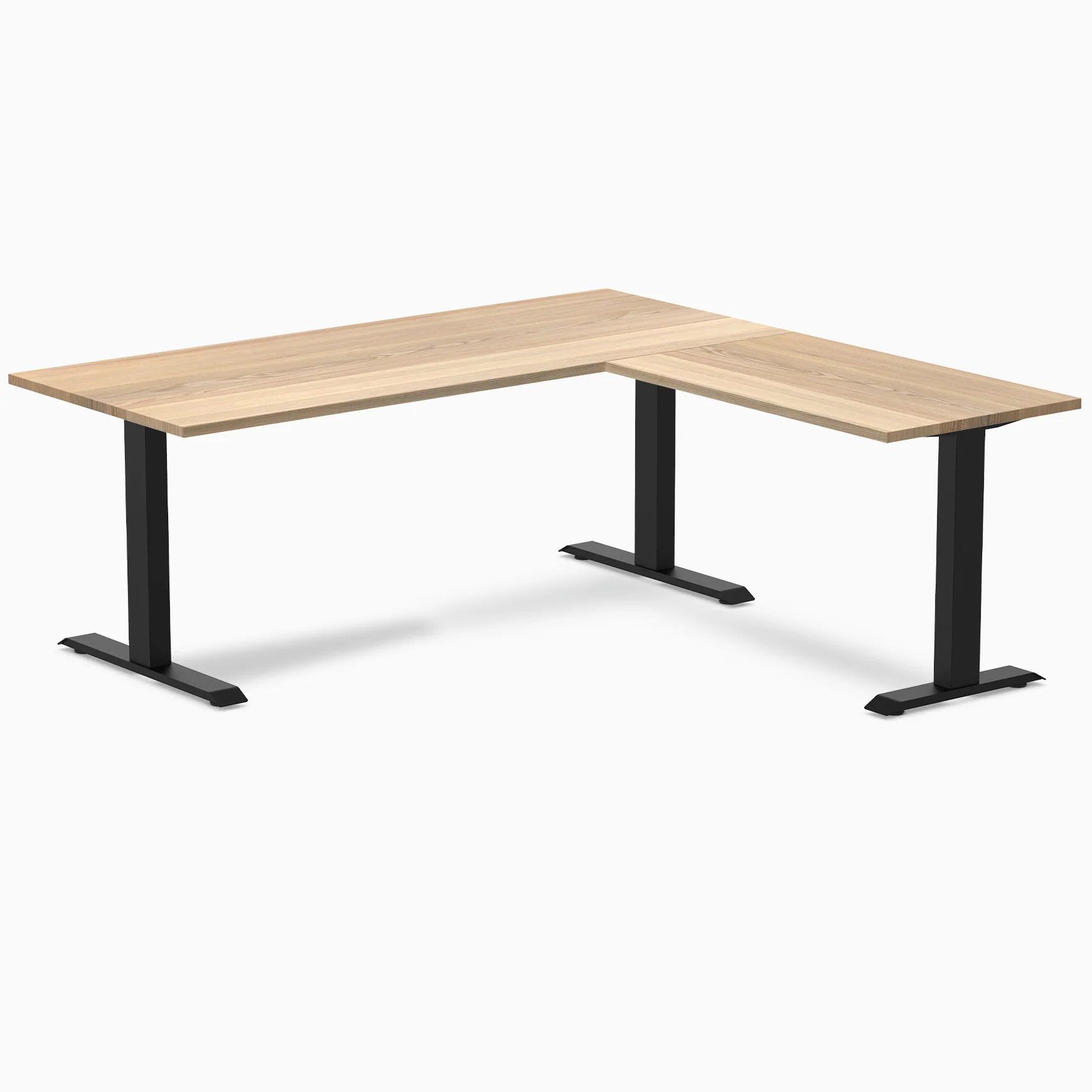 Desky Zero Hardwood L-Shape Office Desk - Image 30