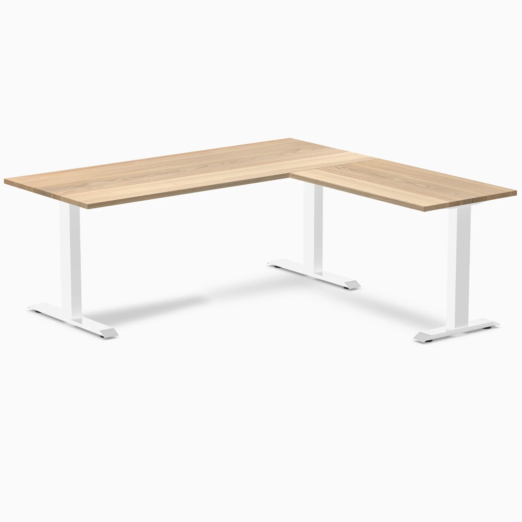 Desky Zero Hardwood L-Shape Office Desk - Image 31